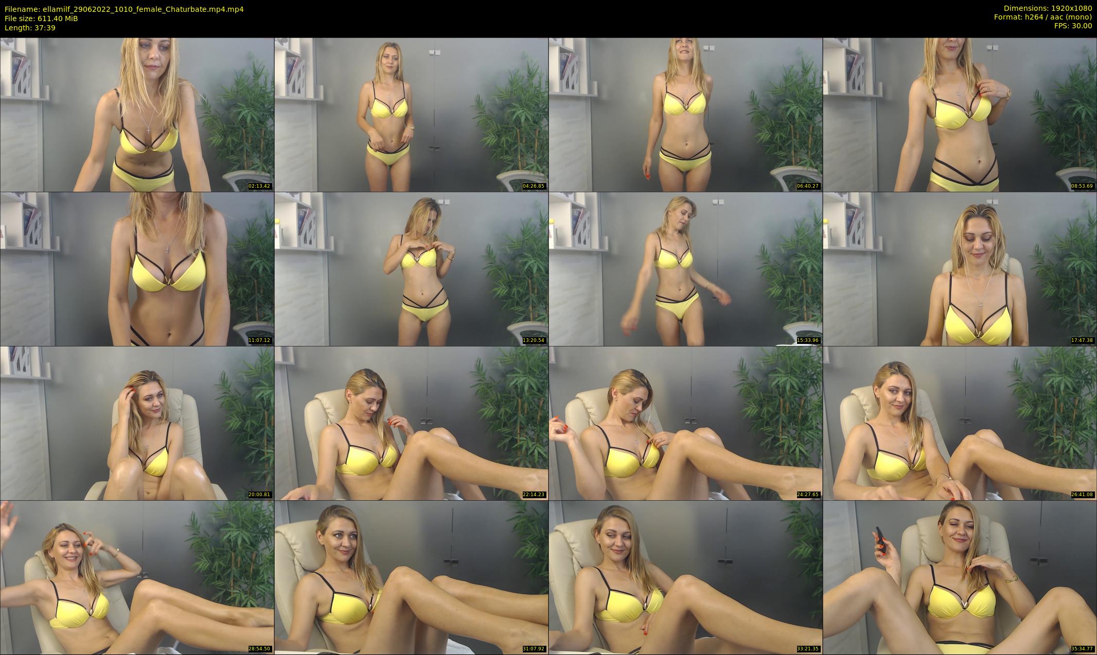 ellamilf — 38 minute Chaturbate female cam show recording, 1080p, Jun 29, 2022