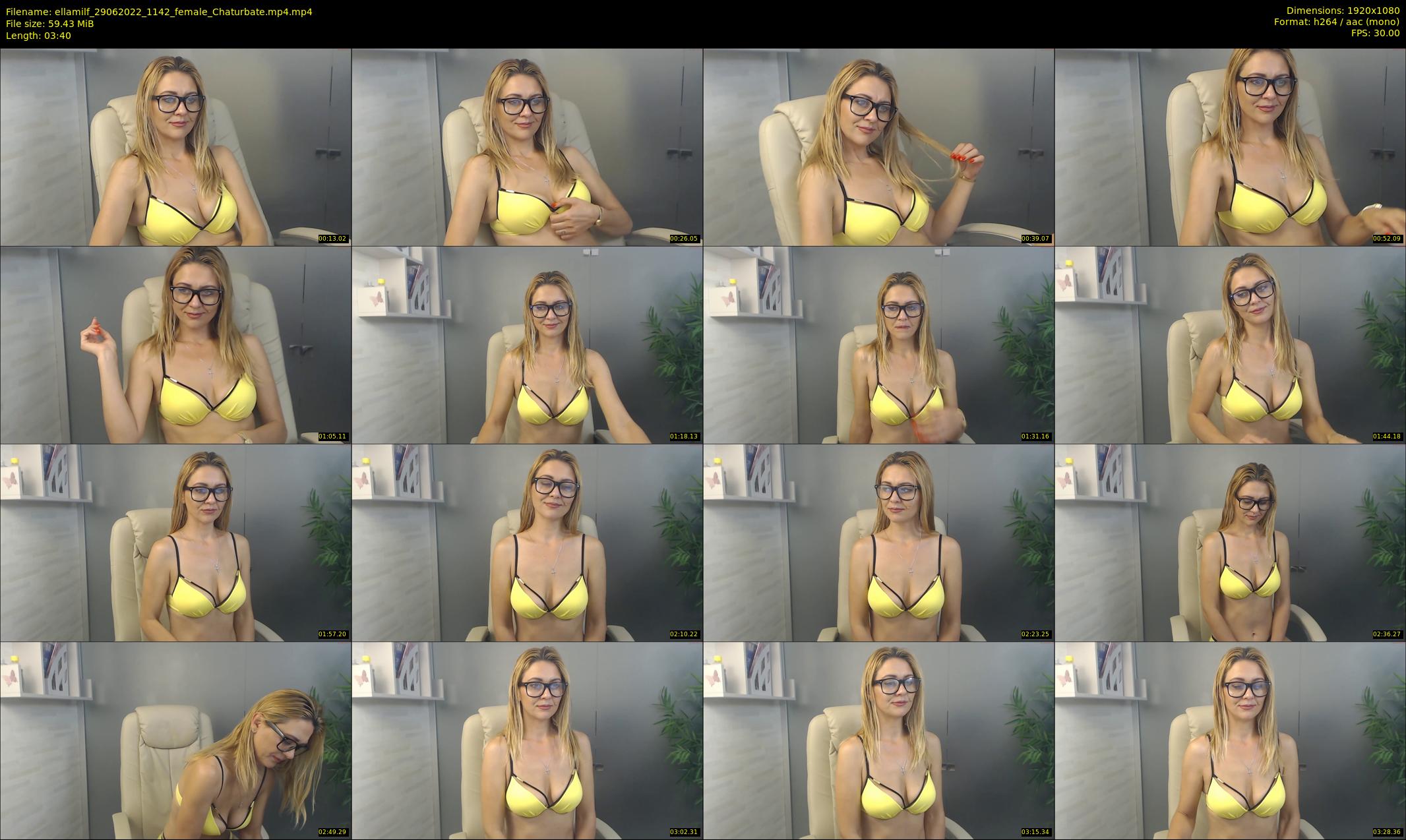 ellamilf — 4 minute Chaturbate female cam show recording, 1080p, Jun 29, 2022