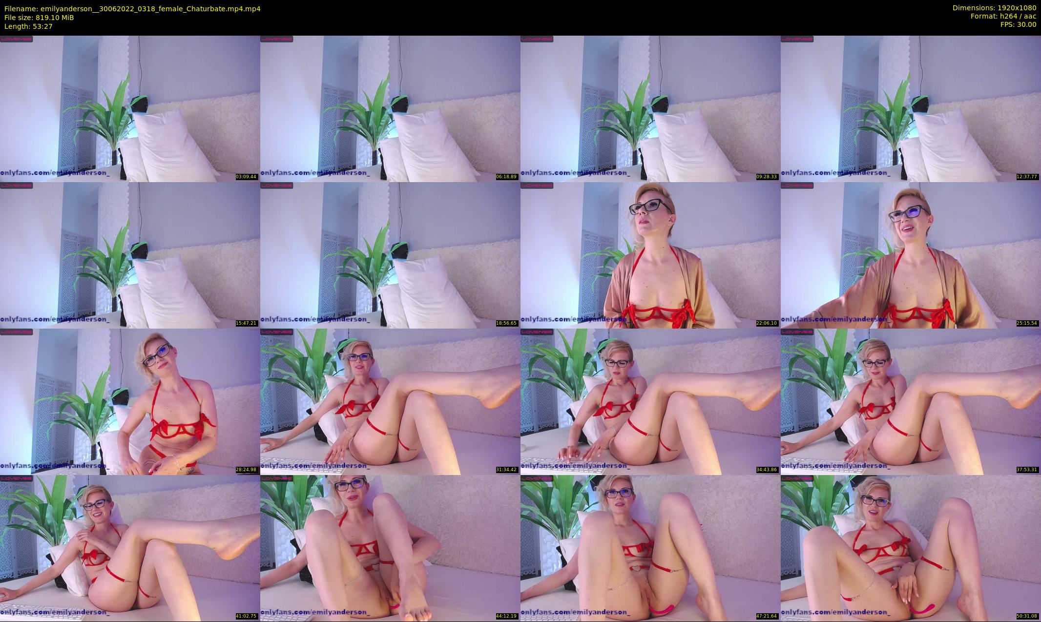 emilyanderson_ — 54 minute Chaturbate female cam show recording, 1080p, Jun 30, 2022