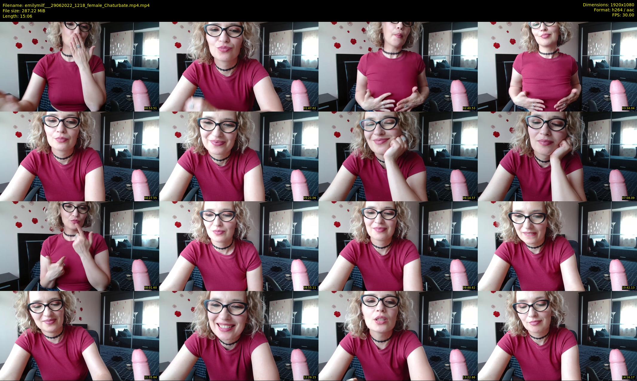 emilymilf__ — 16 minute Chaturbate female cam show recording, 1080p, Jun 29, 2022
