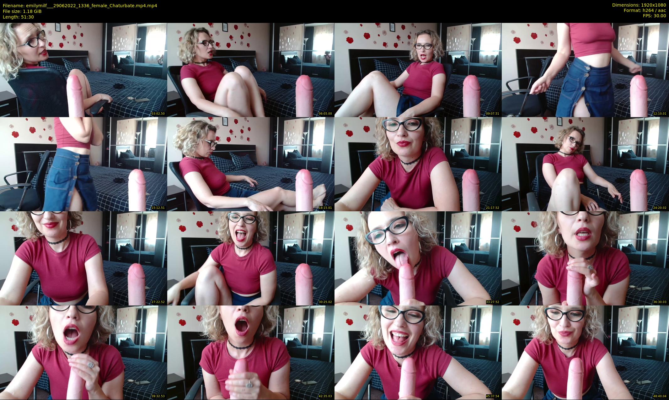 emilymilf__ — 52 minute Chaturbate female cam show recording, 1080p, Jun 29, 2022