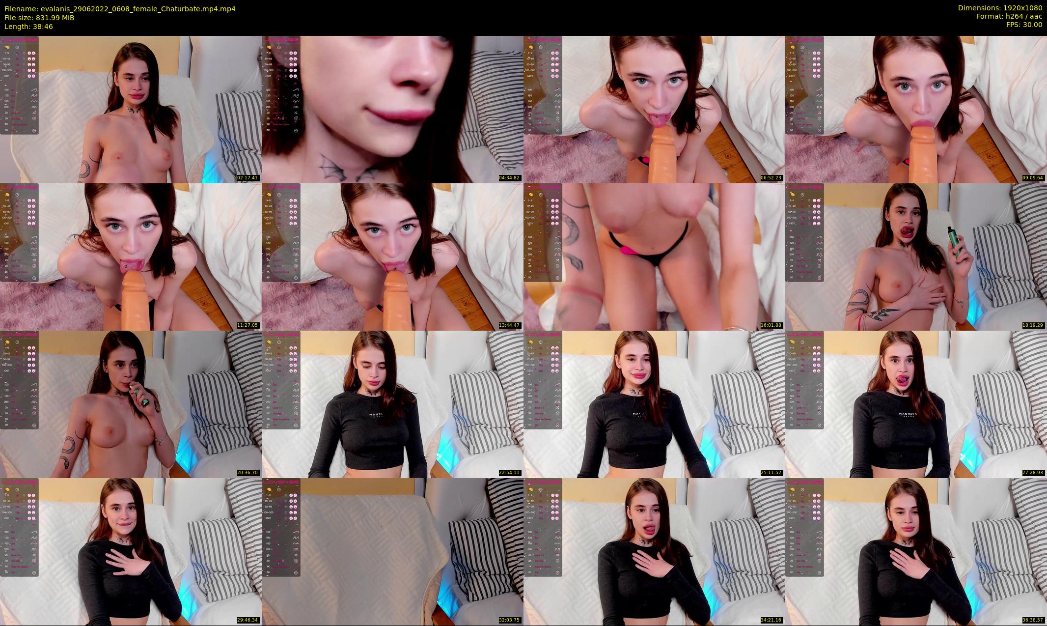 evalanis — 39 minute Chaturbate couple cam show recording, 1080p, Jun 29, 2022