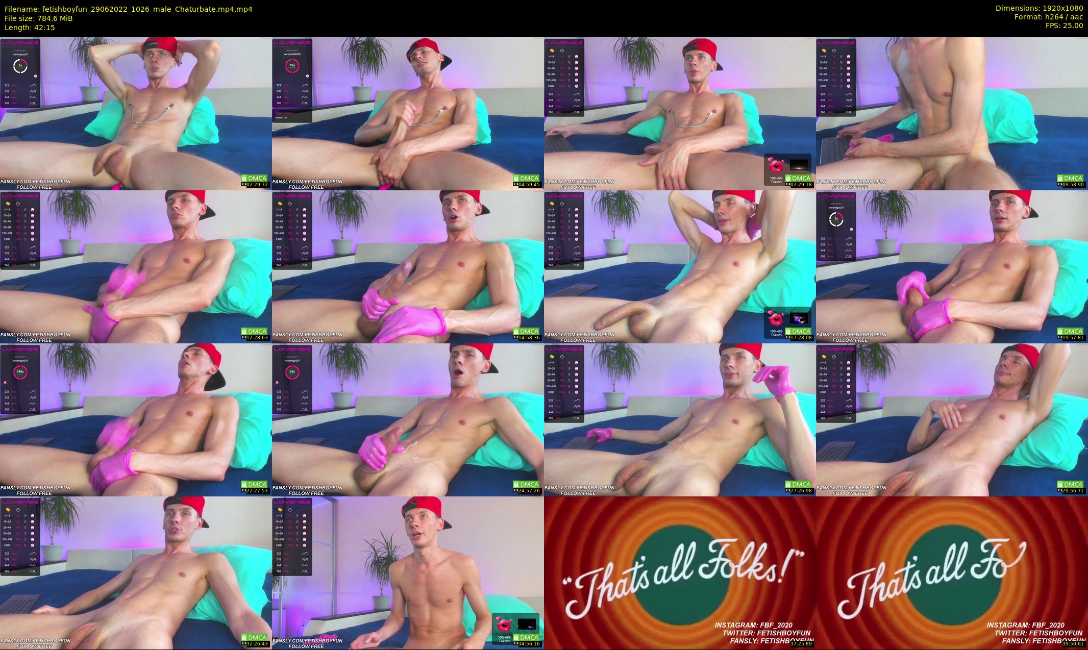 fetishboyfun — 43 minute Chaturbate male cam show recording, 1080p, Jun 29, 2022