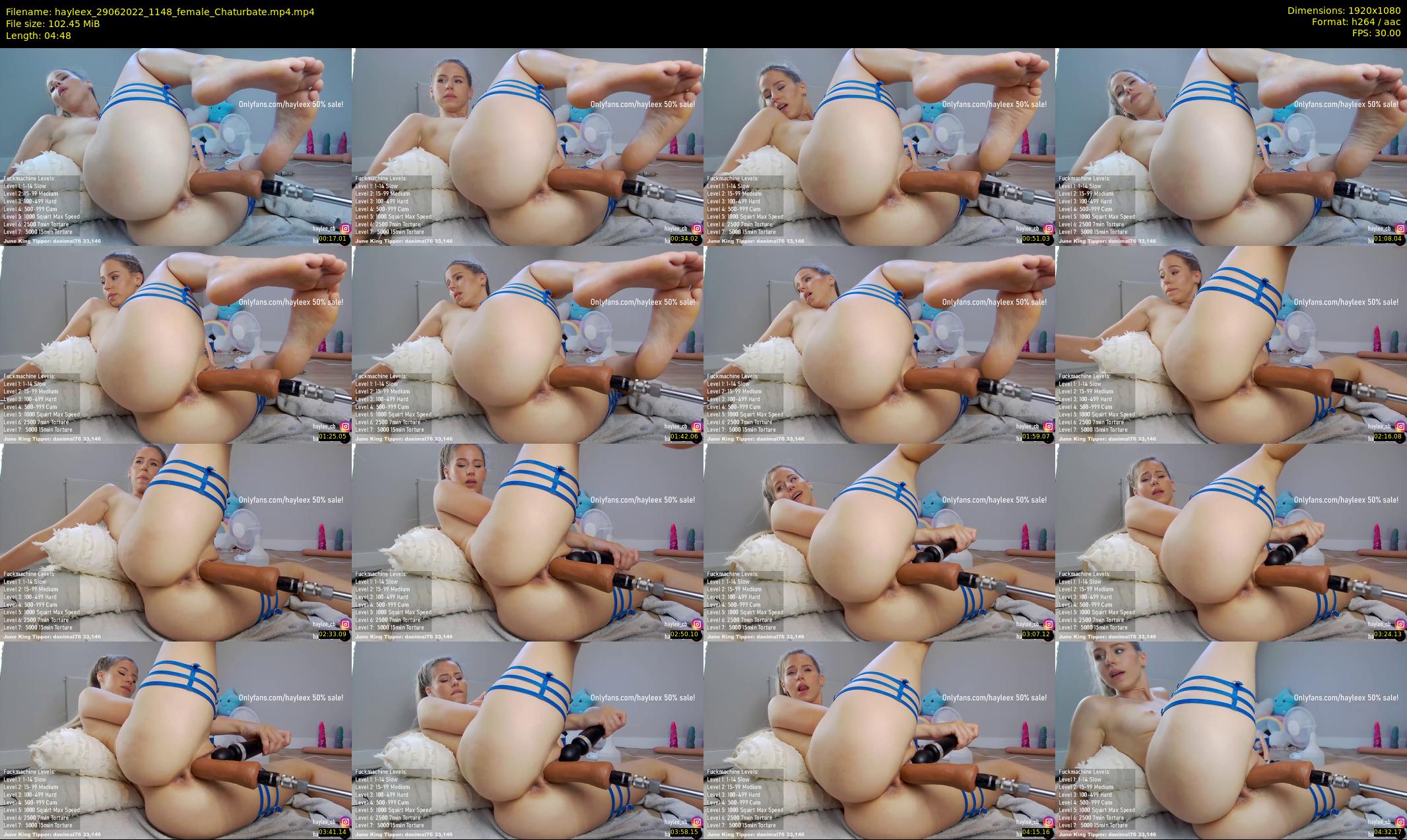 hayleex — 5 minute Chaturbate female cam show recording, 1080p, Jun 29, 2022