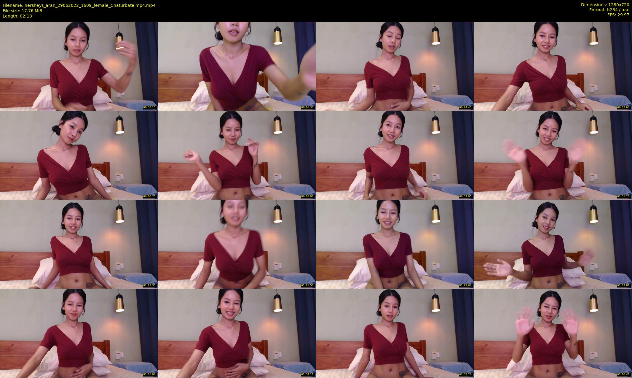 hersheys_aran — 3 minute Chaturbate female cam show recording, 720p, Jun 29, 2022