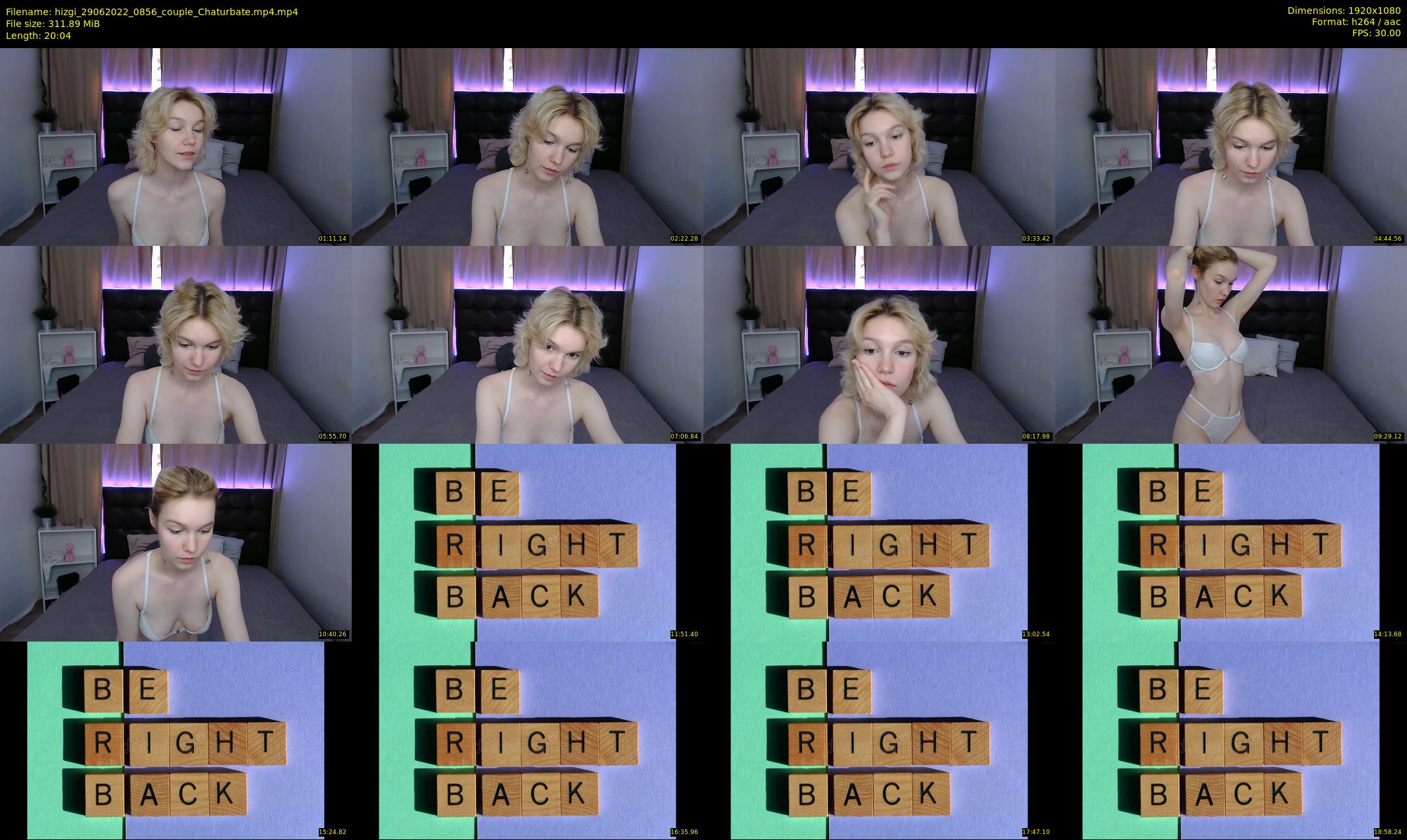hizgi — 21 minute Chaturbate couple cam show recording, 1080p, Jun 29, 2022