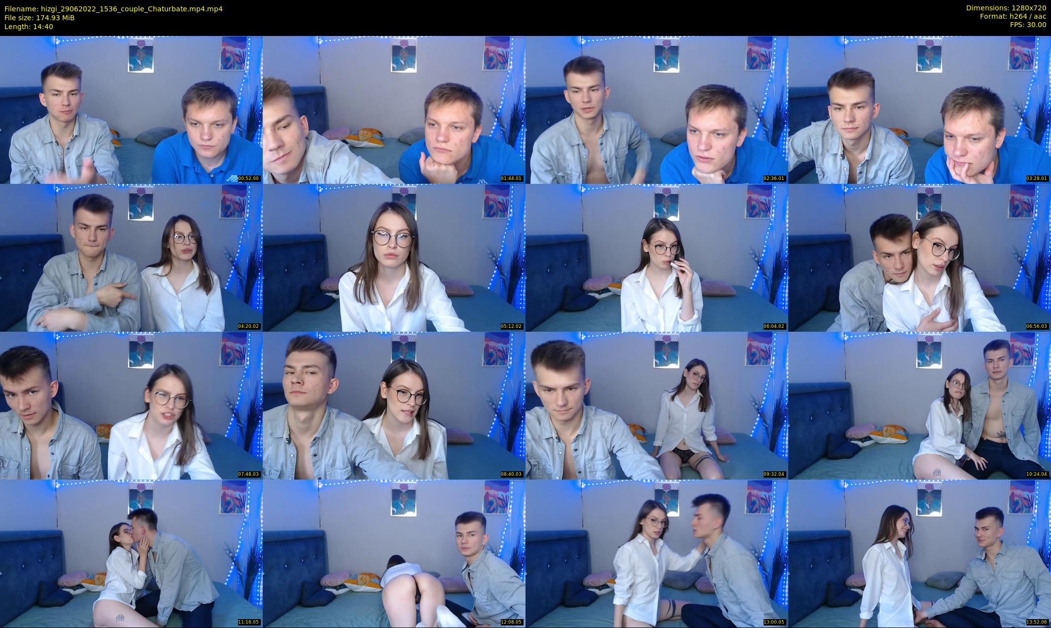 hizgi — 15 minute Chaturbate couple cam show recording, 720p, Jun 29, 2022