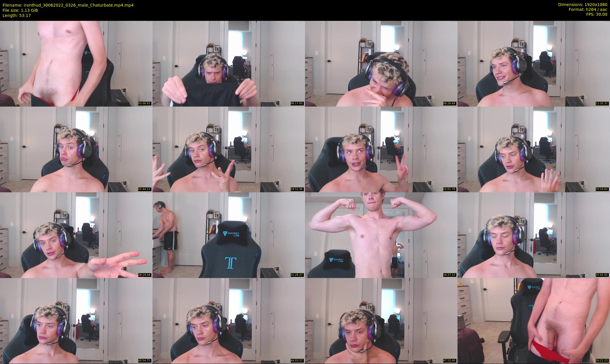 ironthud — 54 minute Chaturbate male cam show recording, 1080p, Jun 30, 2022
