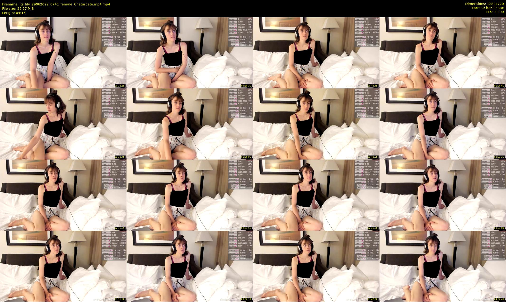 its_lily — 5 minute Chaturbate female cam show recording, 720p, Jun 29, 2022