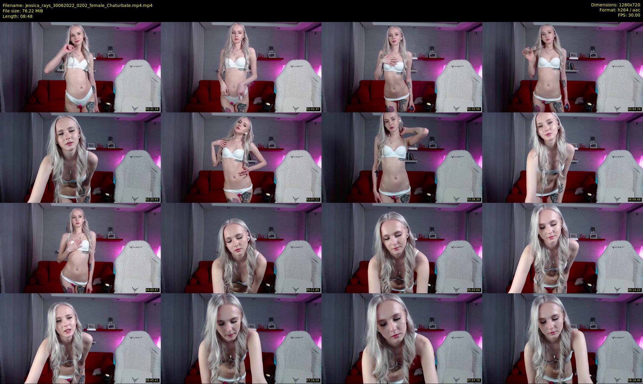 jessica_rays — 9 minute Chaturbate couple cam show recording, 720p, Jun 30, 2022