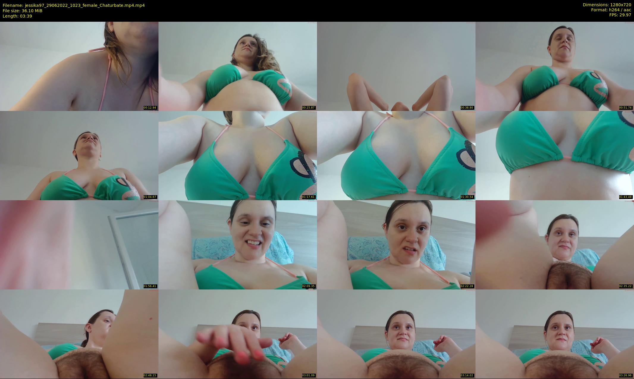 jessika97 — 4 minute Chaturbate female cam show recording, 720p, Jun 29, 2022