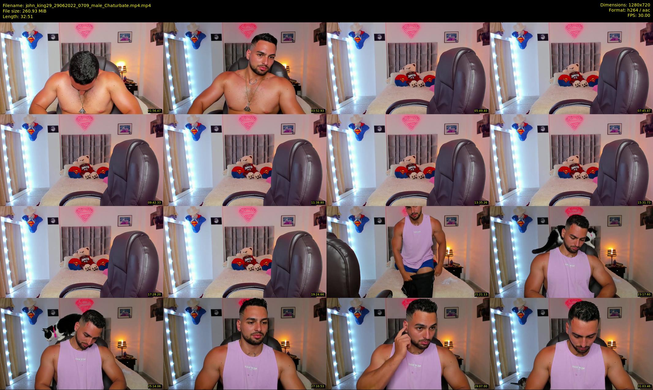 john_king29 — 33 minute Chaturbate male cam show recording, 720p, Jun 29, 2022