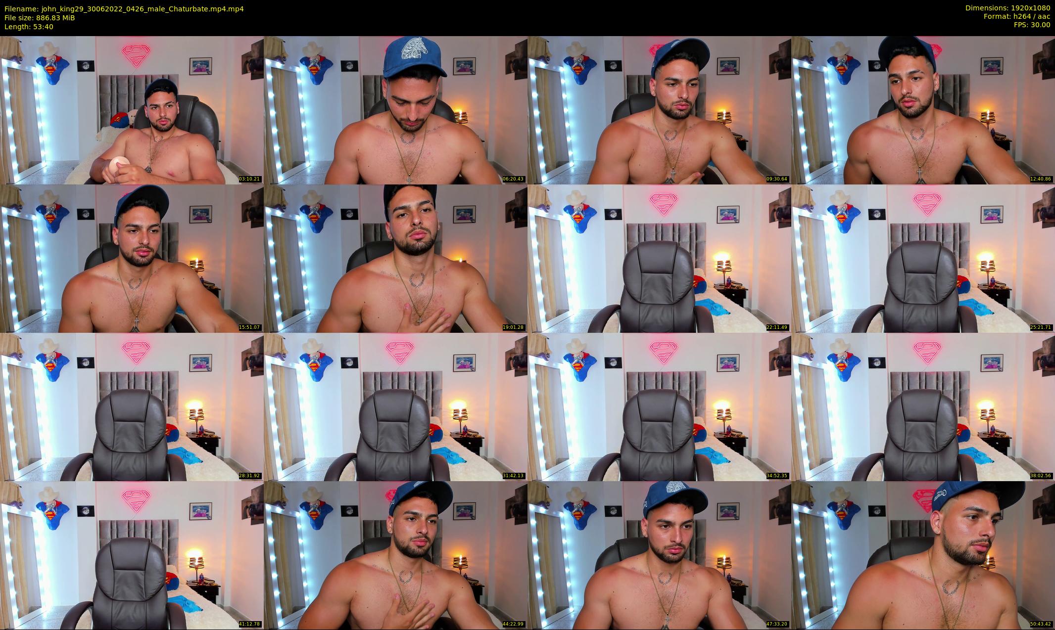 john_king29 — 54 minute Chaturbate male cam show recording, 1080p, Jun 30, 2022