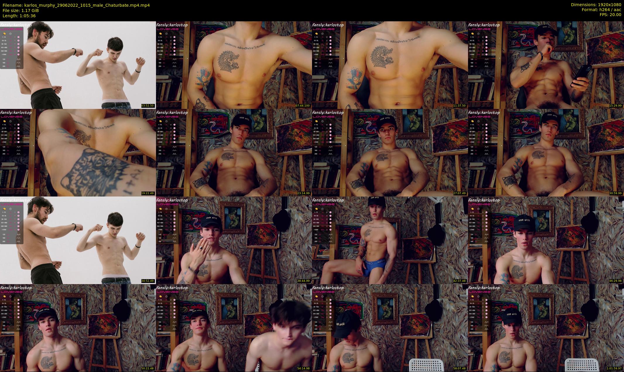 karlos_murphy — 66 minute Chaturbate male cam show recording, 1080p, Jun 29, 2022