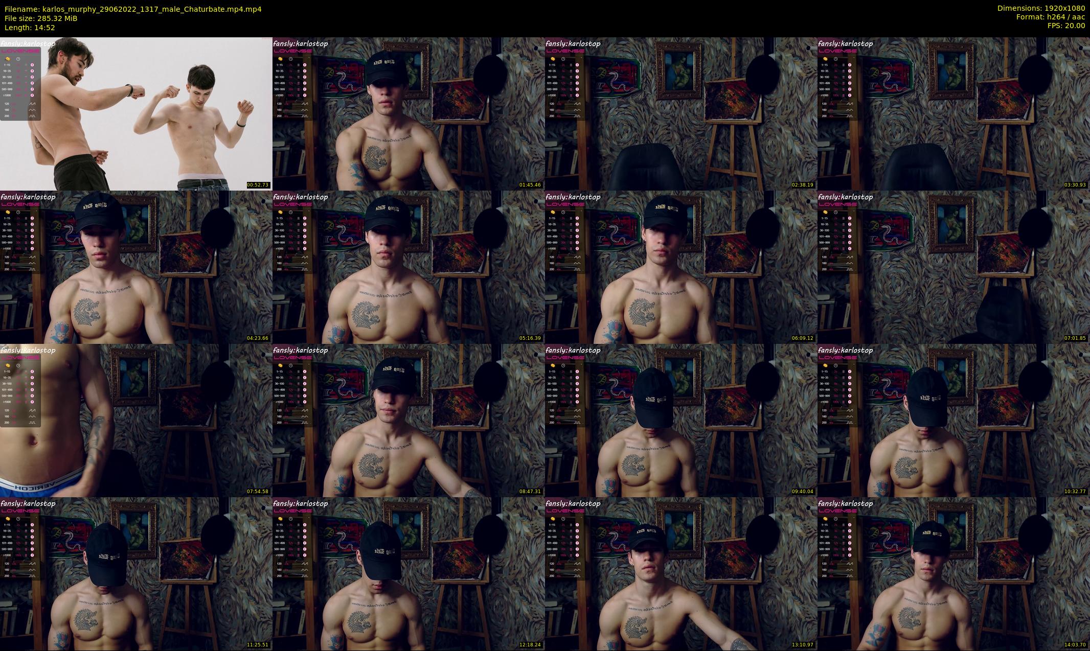 karlos_murphy — 15 minute Chaturbate male cam show recording, 1080p, Jun 29, 2022