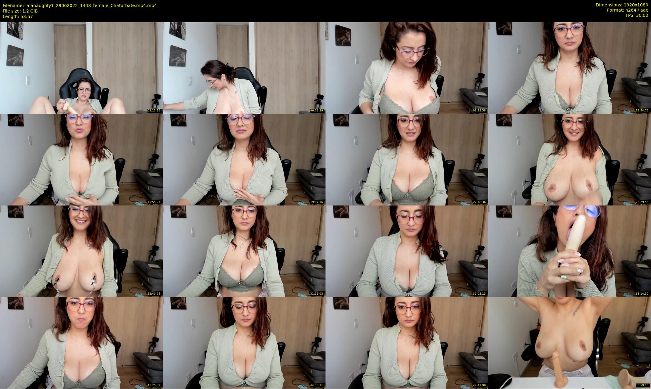 lalanaughty1 — 54 minute Chaturbate female cam show recording, 1080p, Jun 29, 2022