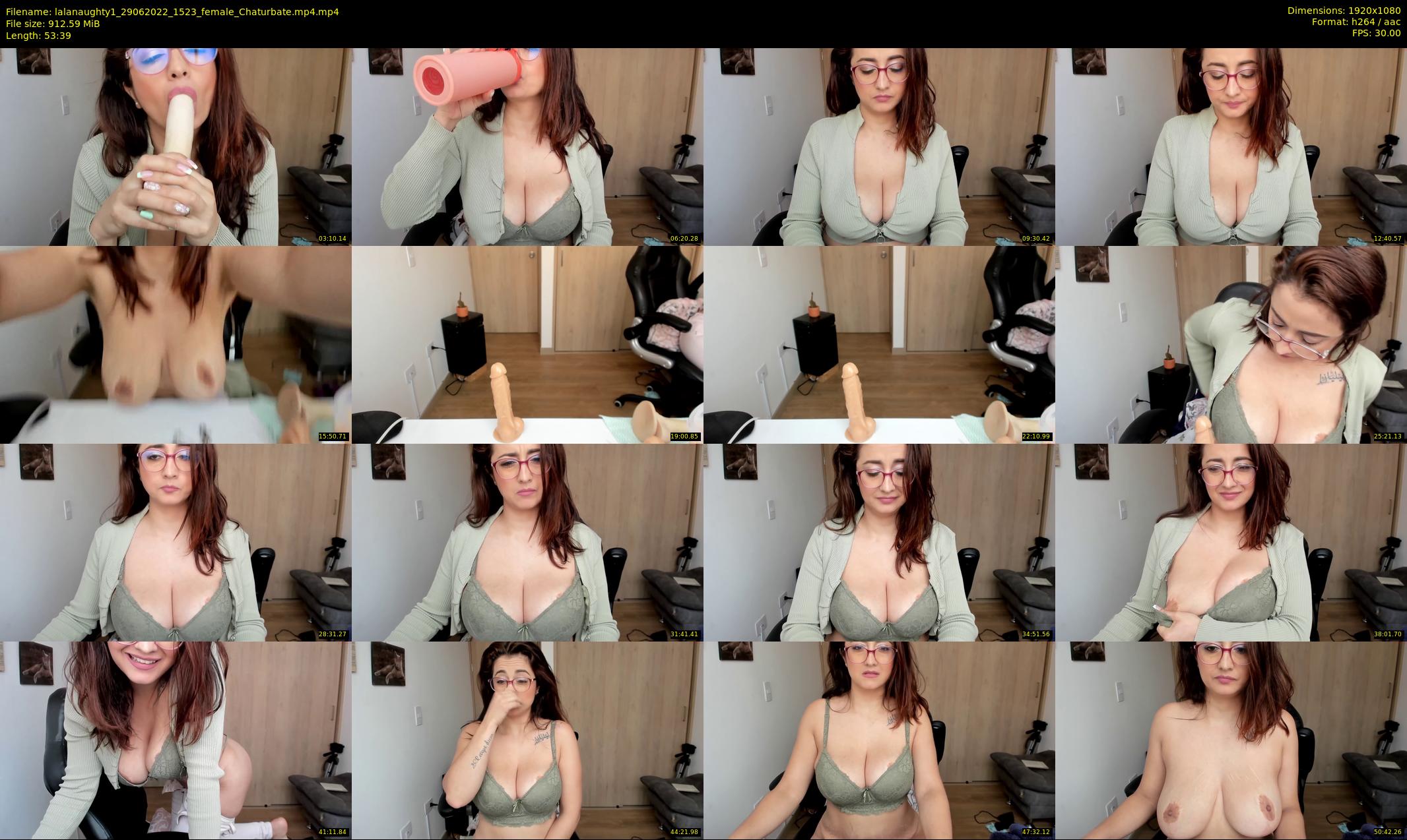 lalanaughty1 — 54 minute Chaturbate female cam show recording, 1080p, Jun 29, 2022
