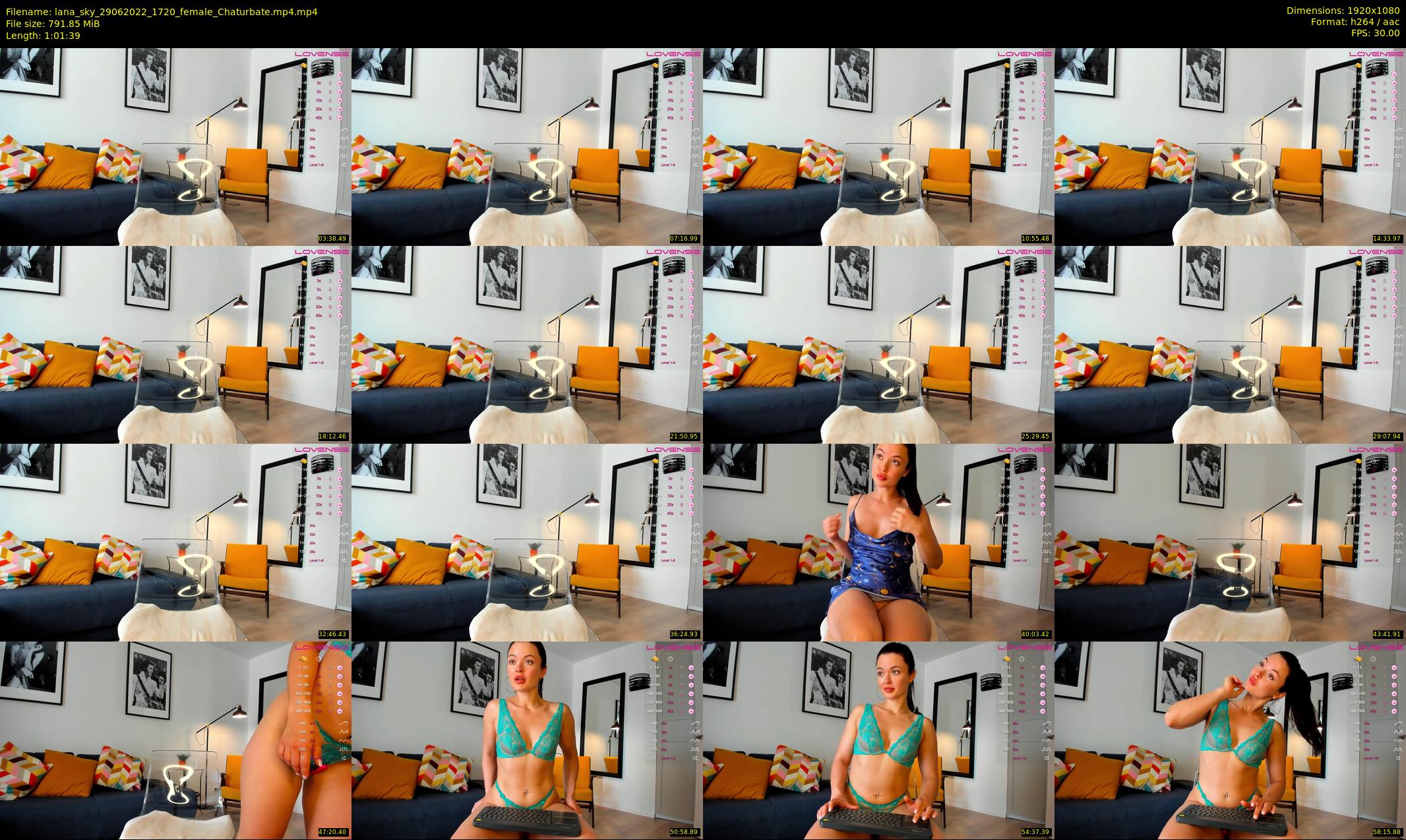 lana_sky — 62 minute Chaturbate female cam show recording, 1080p, Jun 29, 2022