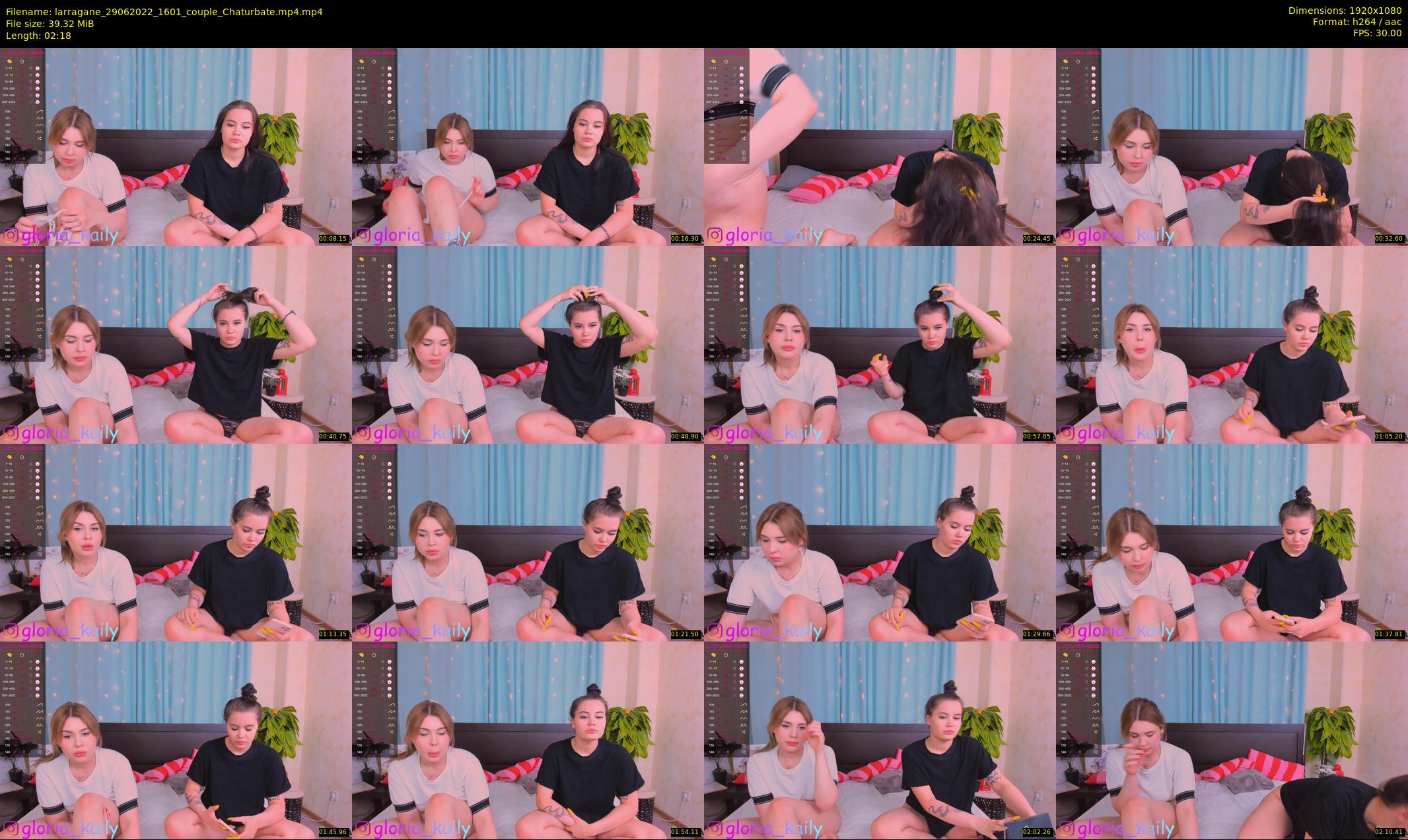 larragane — 3 minute Chaturbate couple cam show recording, 1080p, Jun 29, 2022