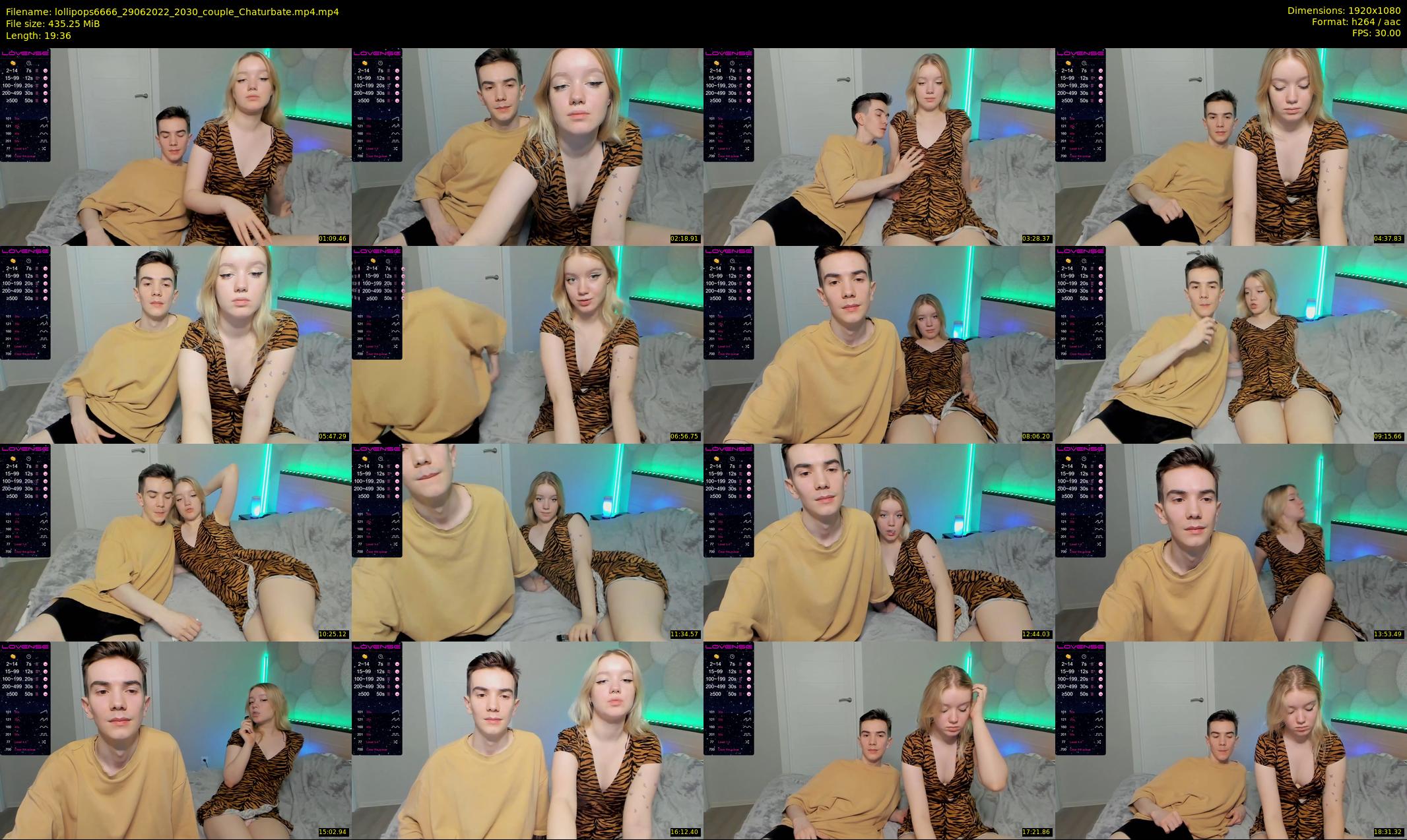 lollipops6666 — 20 minute Chaturbate couple cam show recording, 1080p, Jun 29, 2022