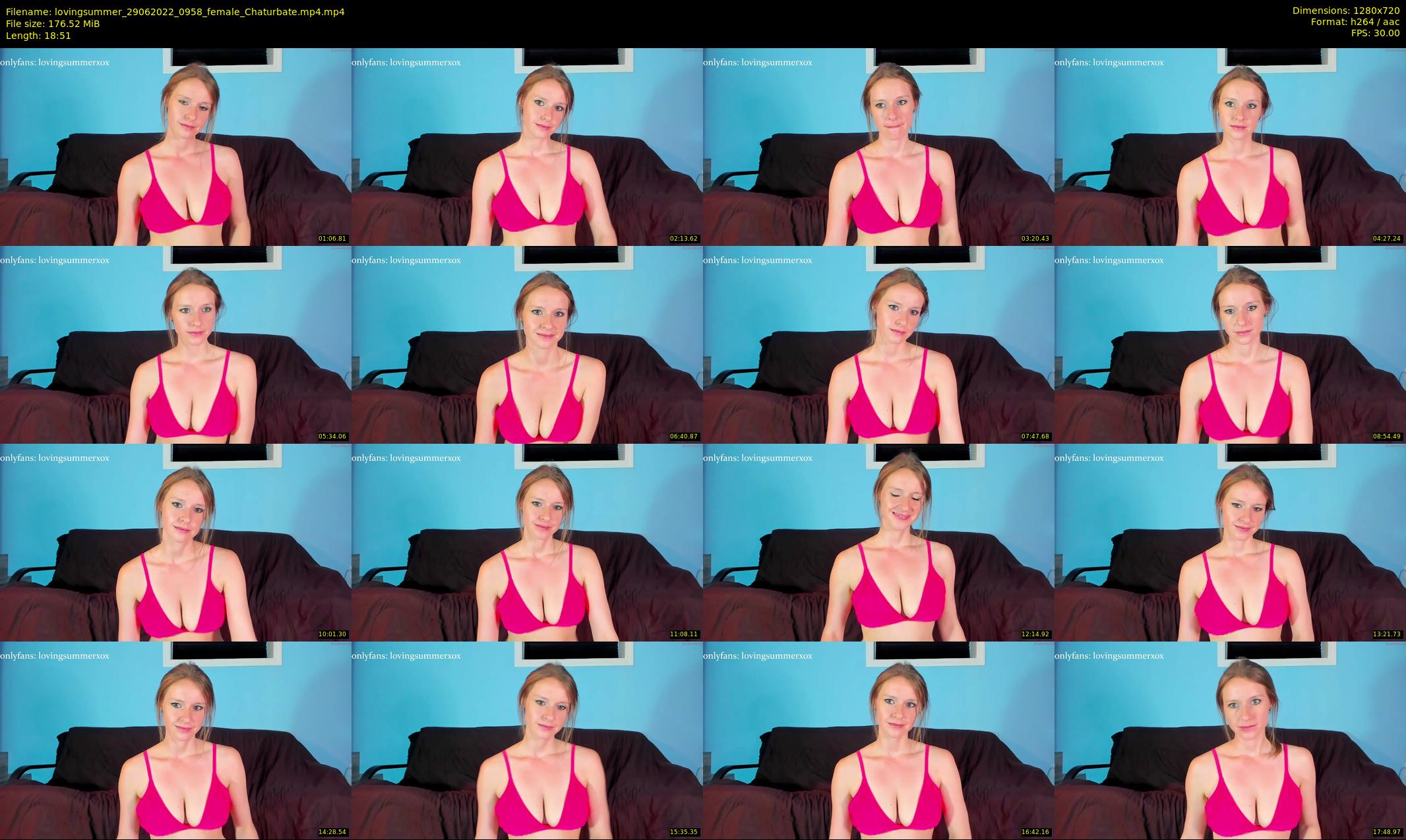 lovingsummer — 19 minute Chaturbate female cam show recording, 720p, Jun 29, 2022