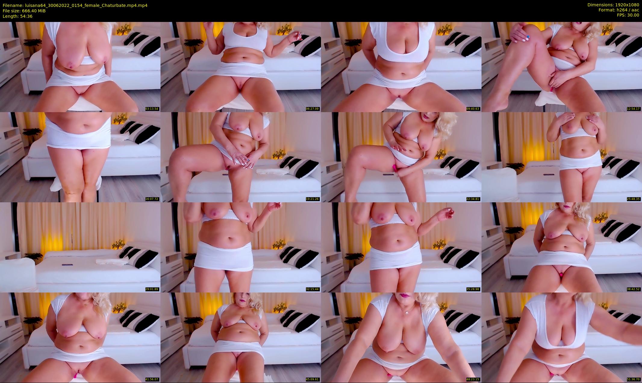 luisana64 — 55 minute Chaturbate female cam show recording, 1080p, Jun 30, 2022