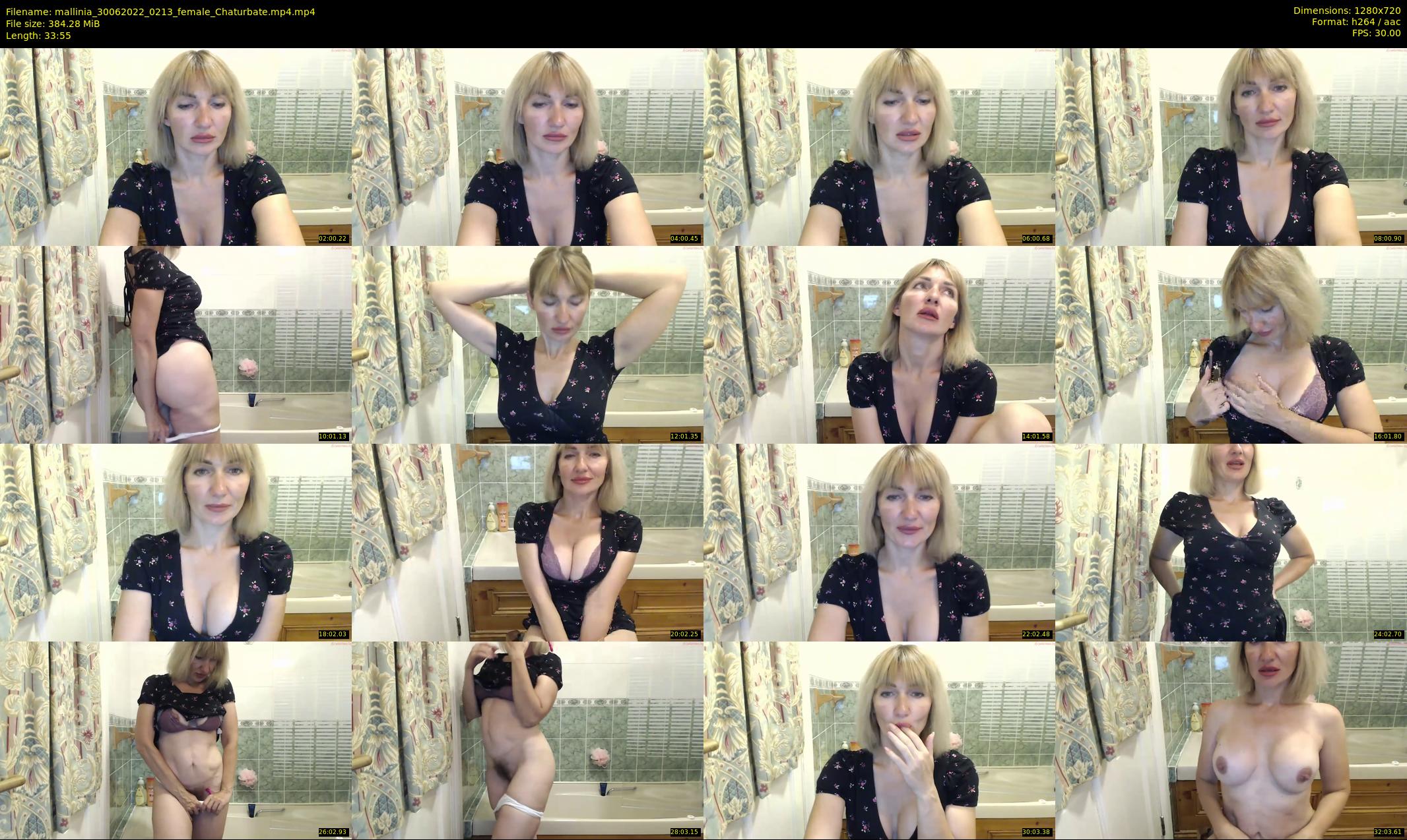 mallinia — 34 minute Chaturbate female cam show recording, 720p, Jun 30, 2022