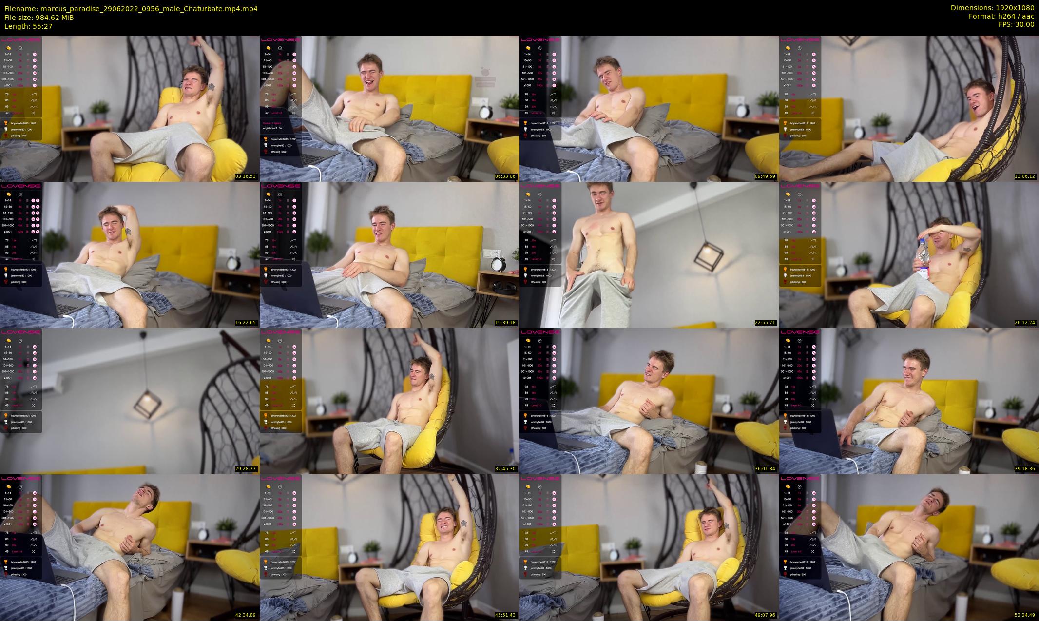 marcus_paradise — 56 minute Chaturbate male cam show recording, 1080p, Jun 29, 2022