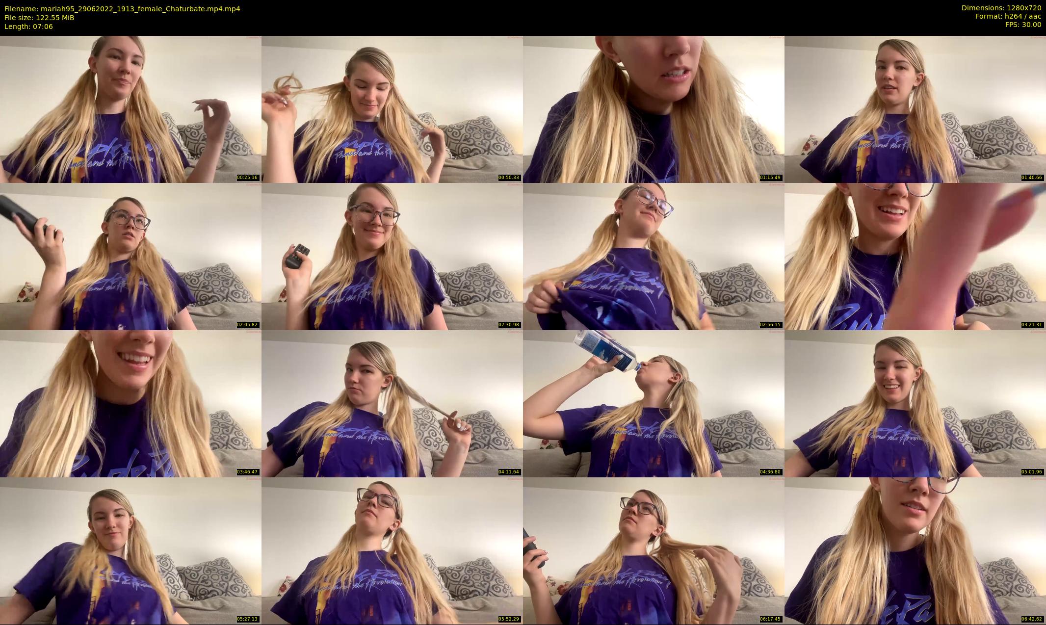 mariah95 — 8 minute Chaturbate female cam show recording, 720p, Jun 29, 2022