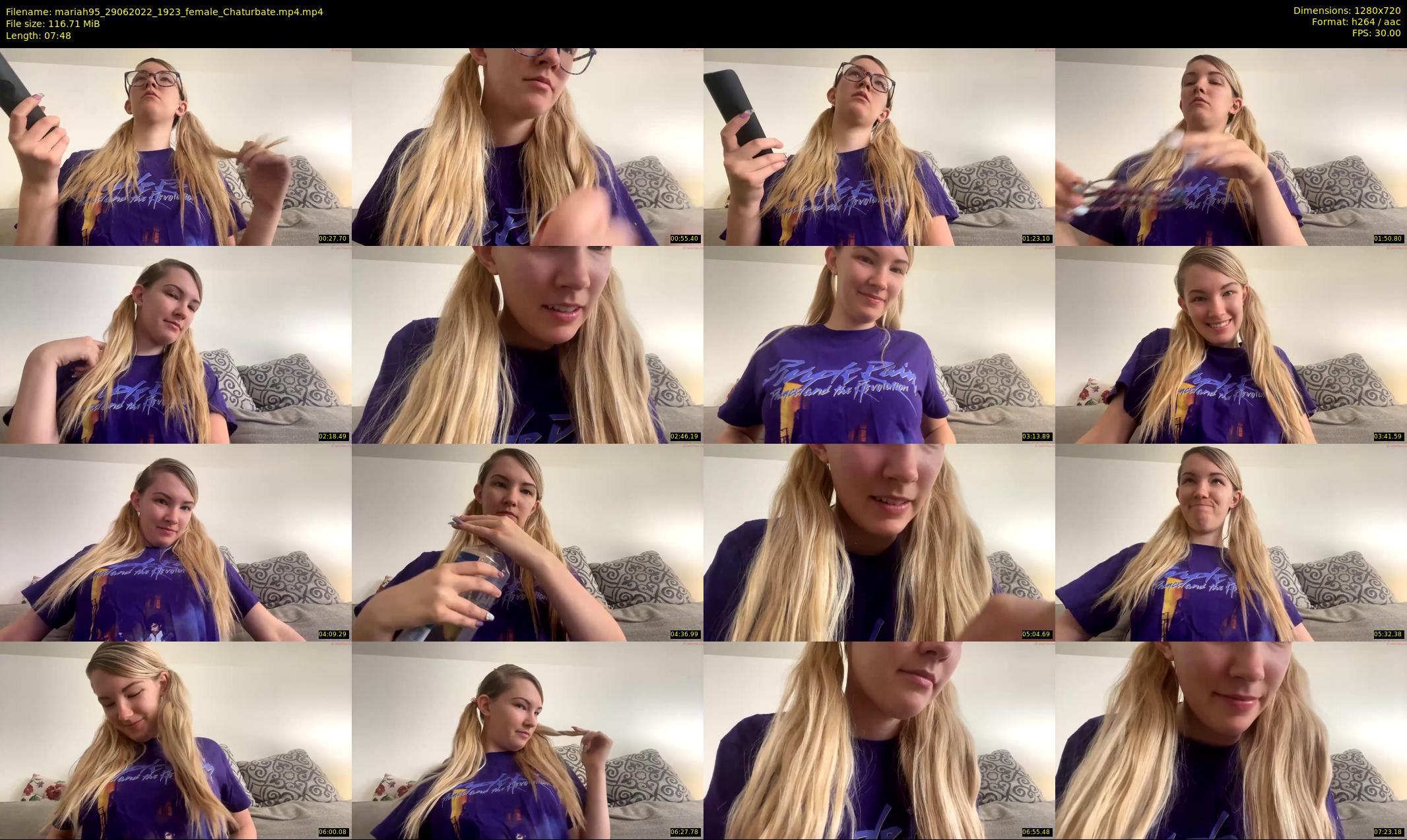 mariah95 — 8 minute Chaturbate female cam show recording, 720p, Jun 29, 2022
