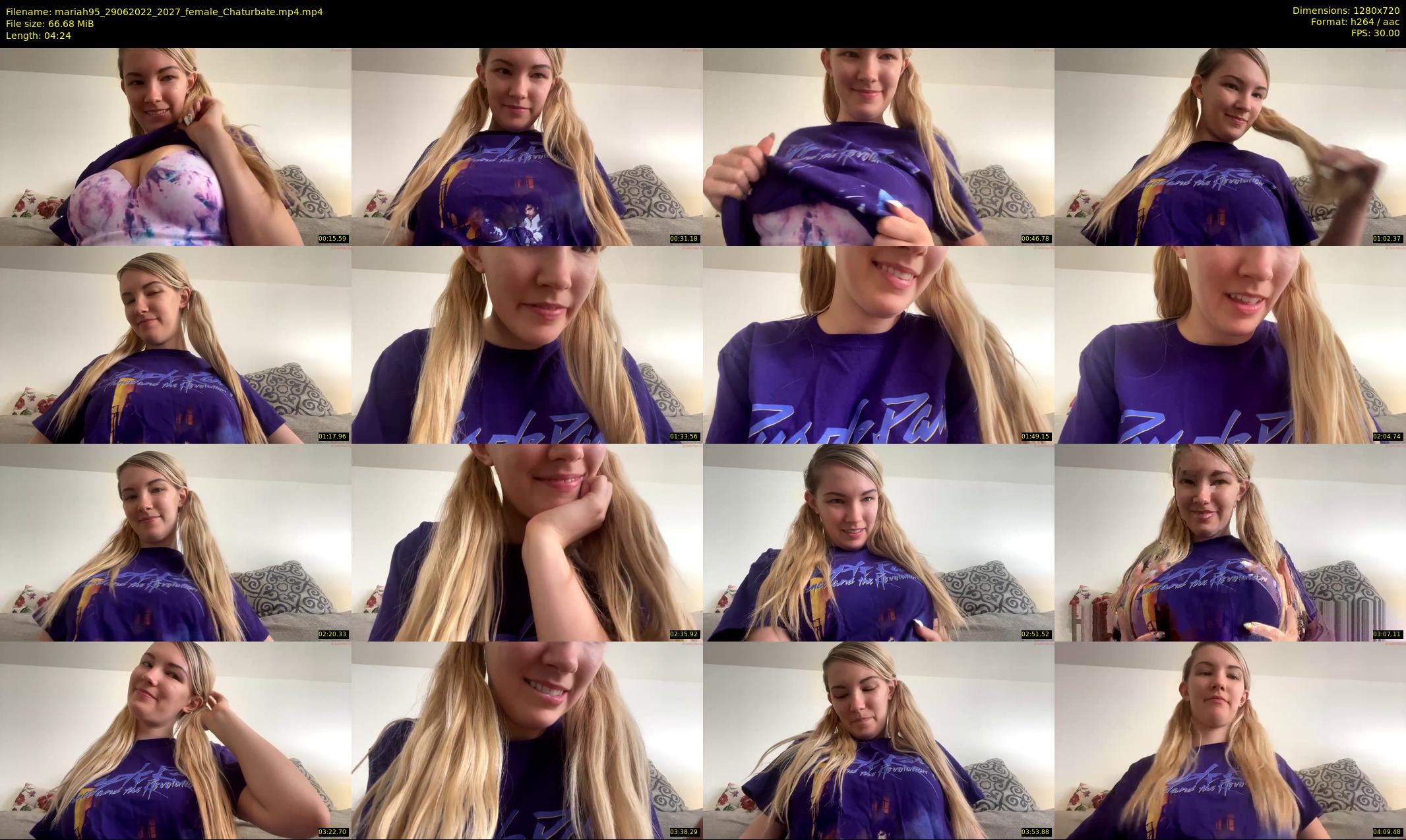 mariah95 — 5 minute Chaturbate female cam show recording, 720p, Jun 29, 2022