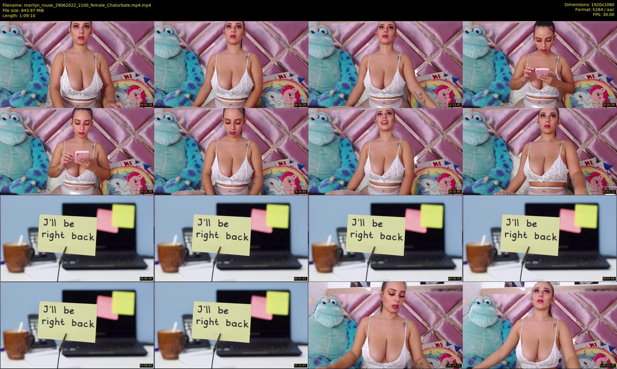 marilyn_rouse — 70 minute Chaturbate female cam show recording, 1080p, Jun 29, 2022