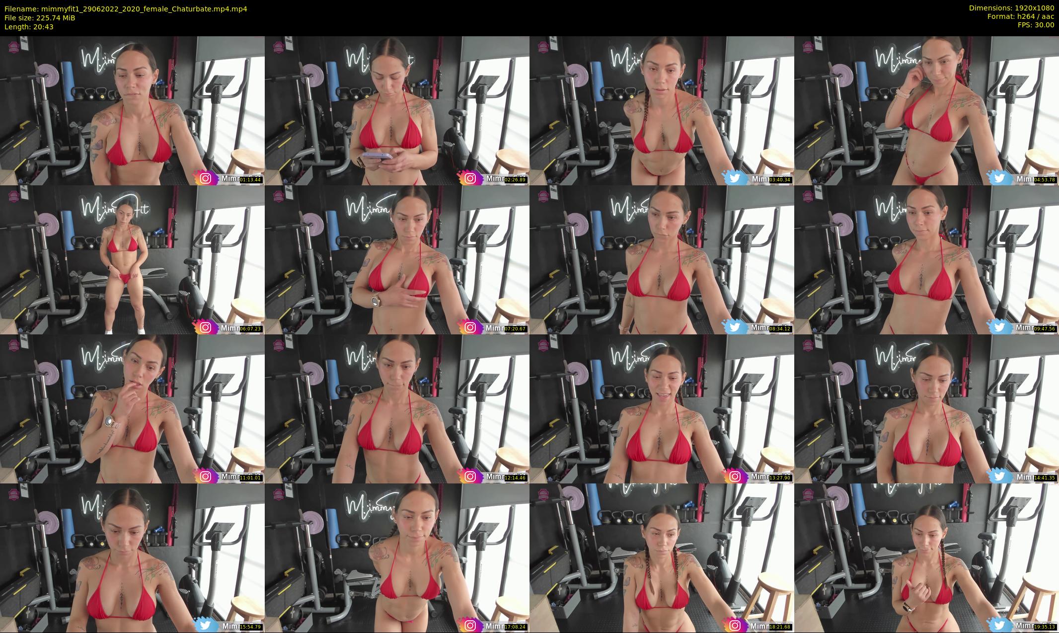 mimmyfit1 — 21 minute Chaturbate female cam show recording, 1080p, Jun 29, 2022