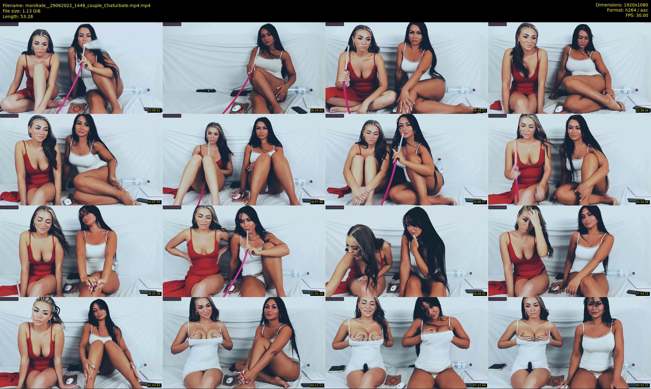 monikate_ — 54 minute Chaturbate couple cam show recording, 1080p, Jun 29, 2022