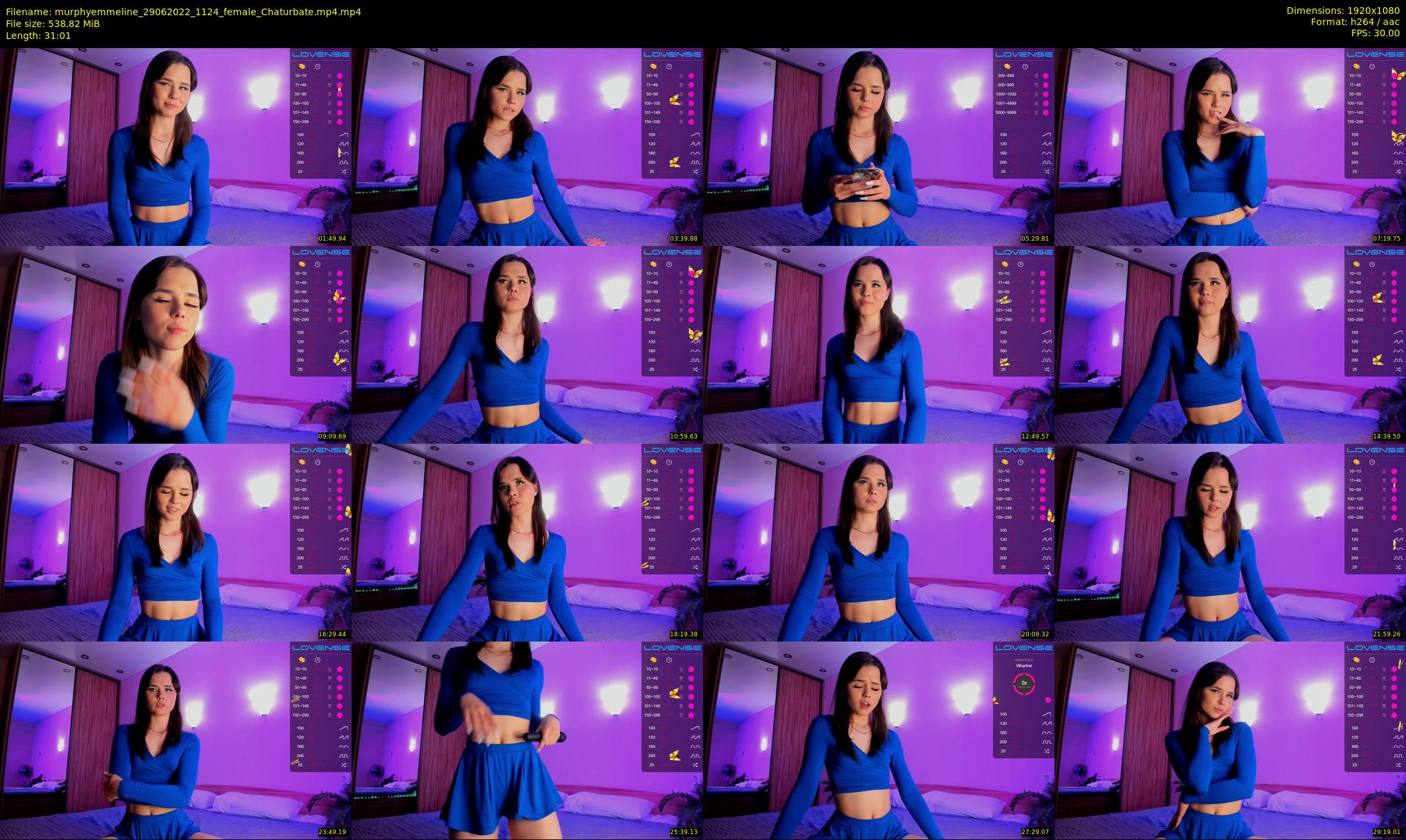 murphyemmeline — 32 minute Chaturbate female cam show recording, 1080p, Jun 29, 2022