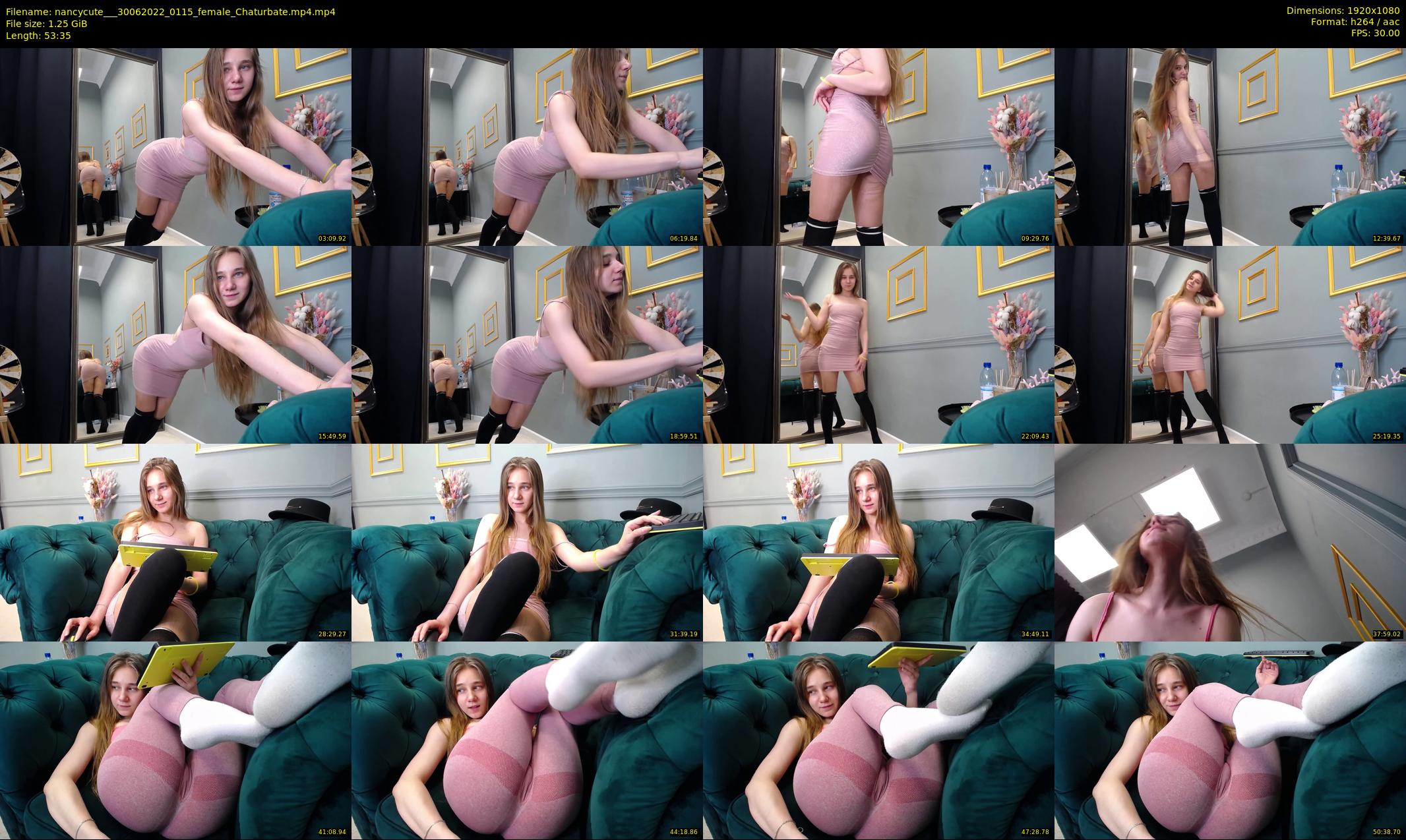 nancycute__ — 54 minute Chaturbate female cam show recording, 1080p, Jun 30, 2022