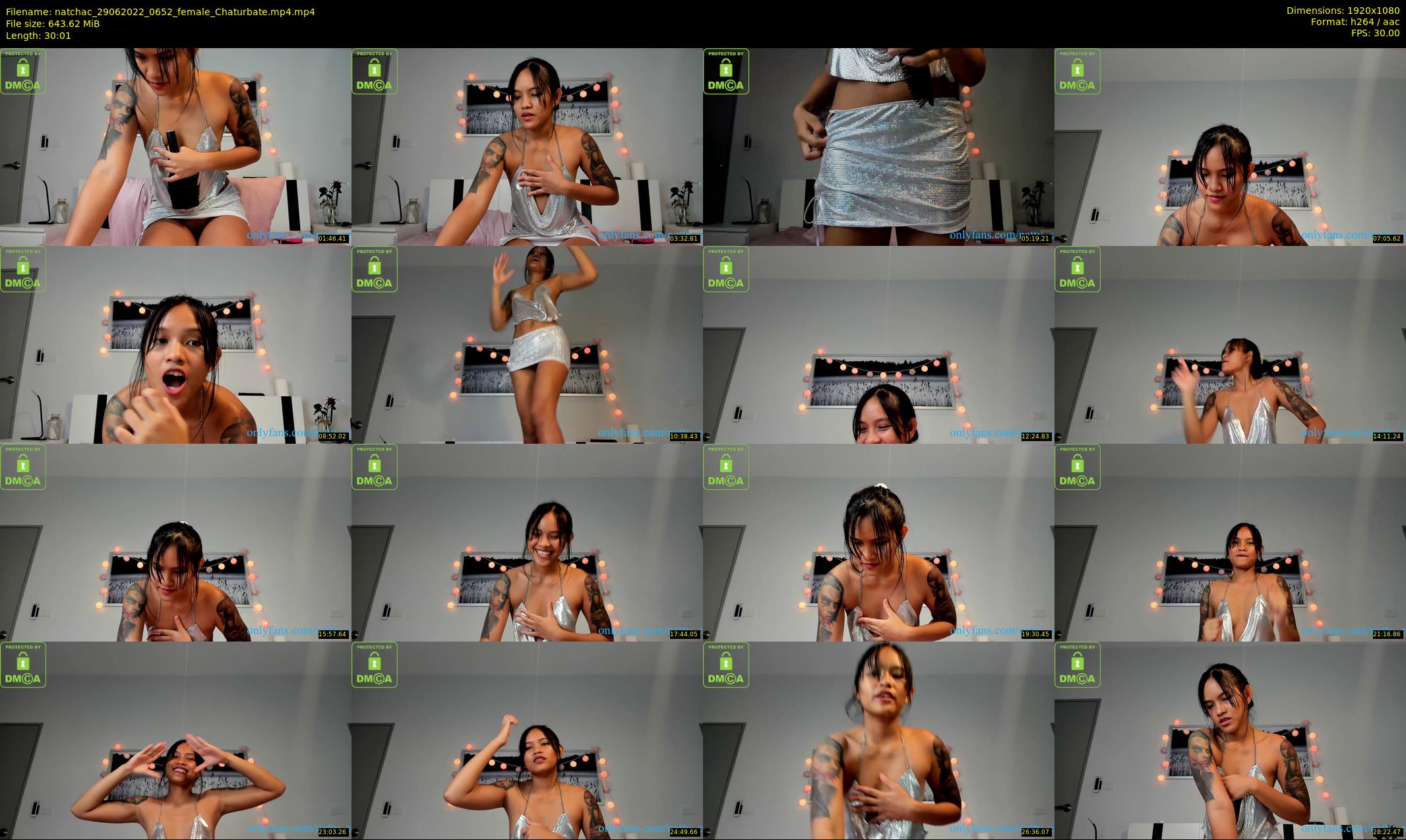 natchac — 31 minute Chaturbate female cam show recording, 1080p, Jun 29, 2022