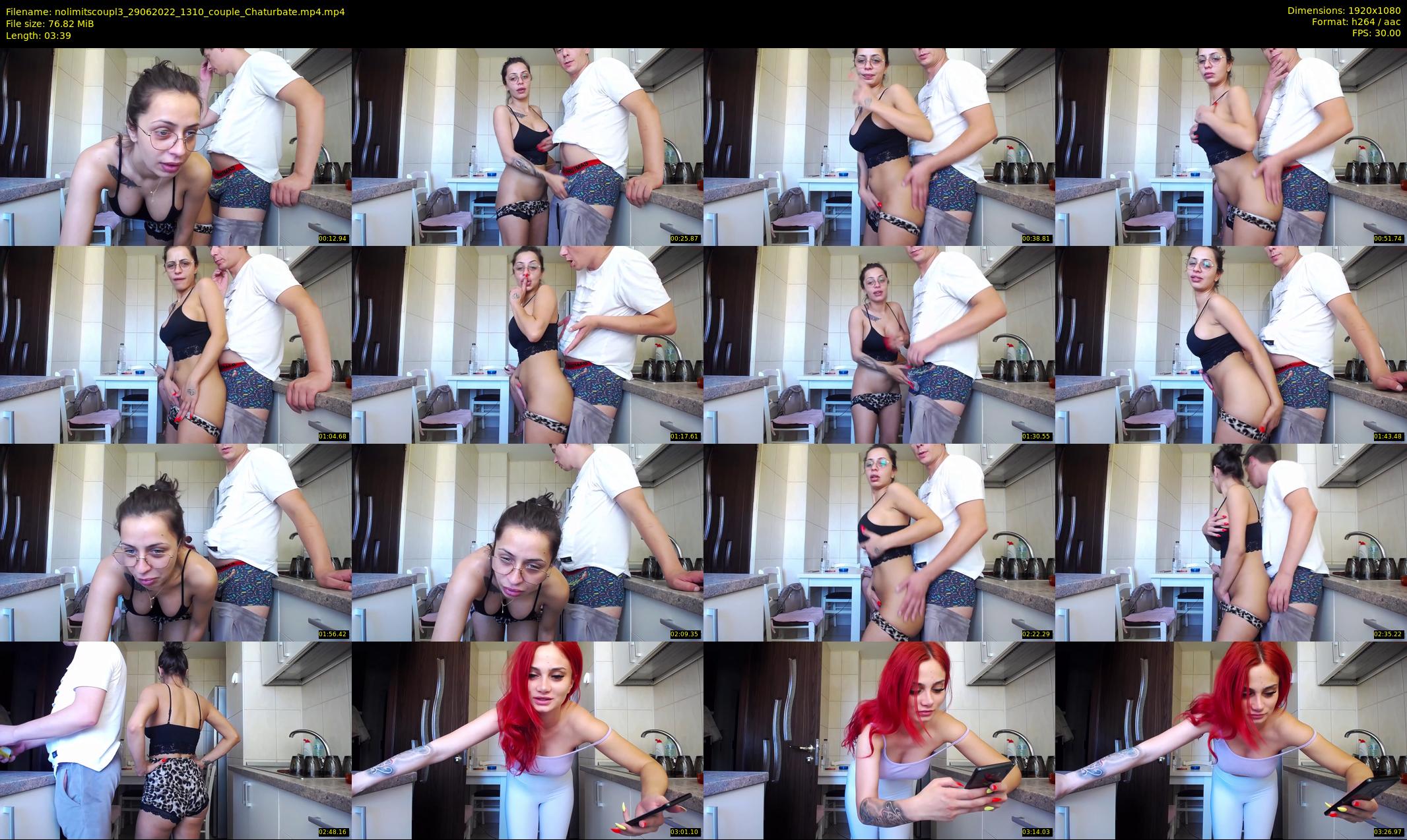 nolimitscoupl3 — 4 minute Chaturbate couple cam show recording, 1080p, Jun 29, 2022