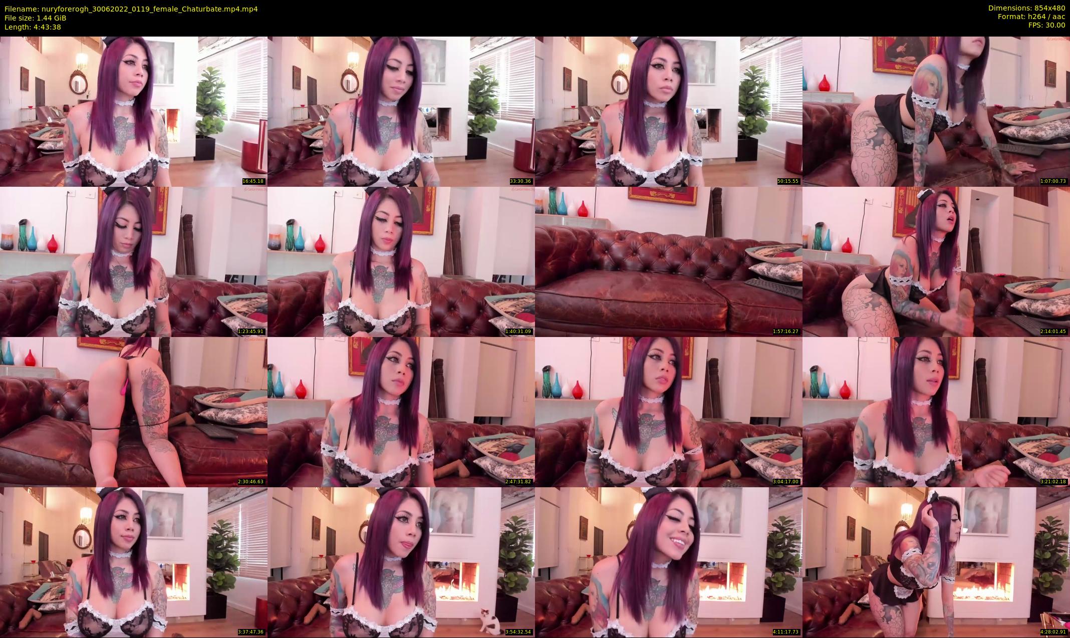nuryforerogh — 284 minute Chaturbate female cam show recording, 480p, Jun 30, 2022