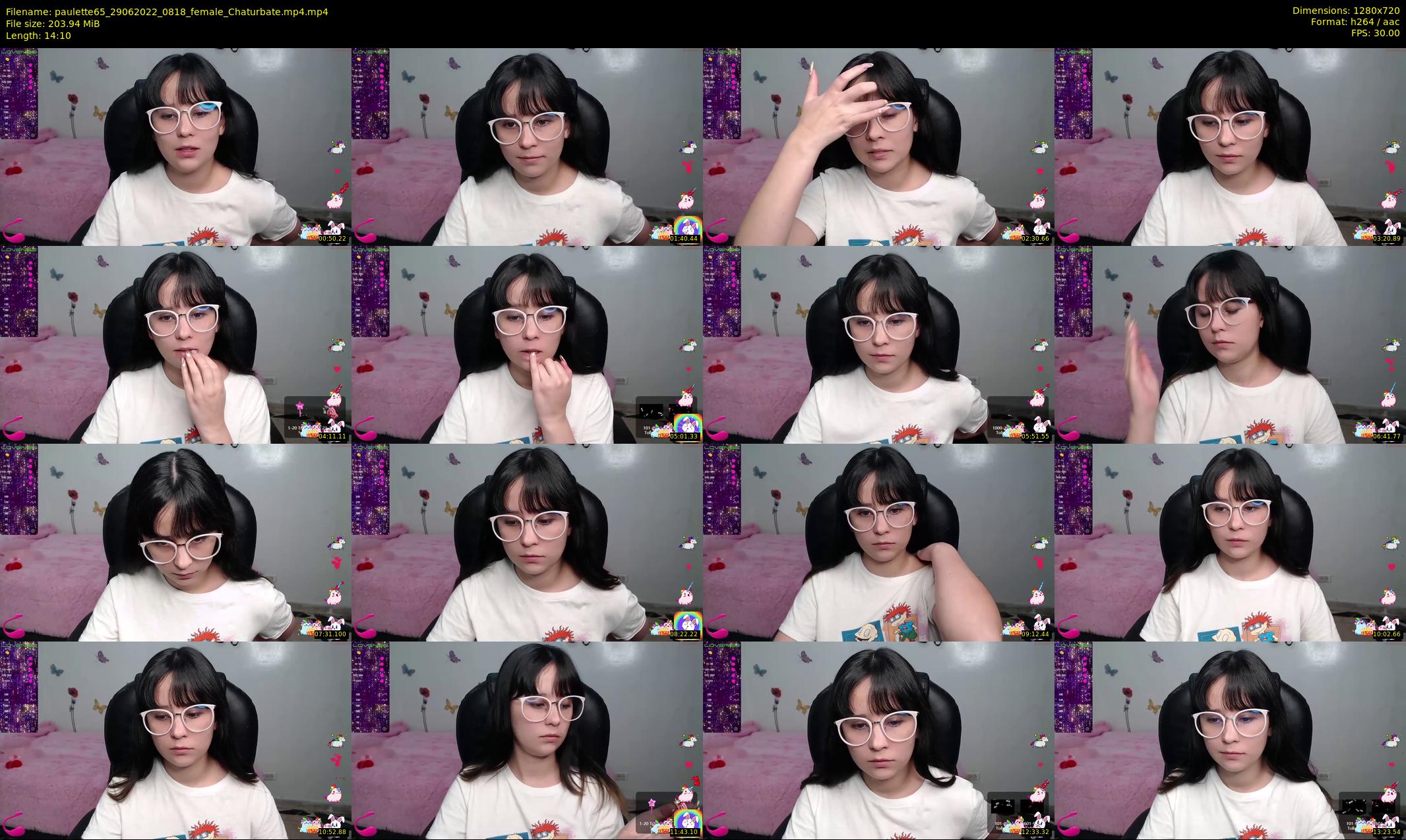 paulette65 — 15 minute Chaturbate female cam show recording, 720p, Jun 29, 2022