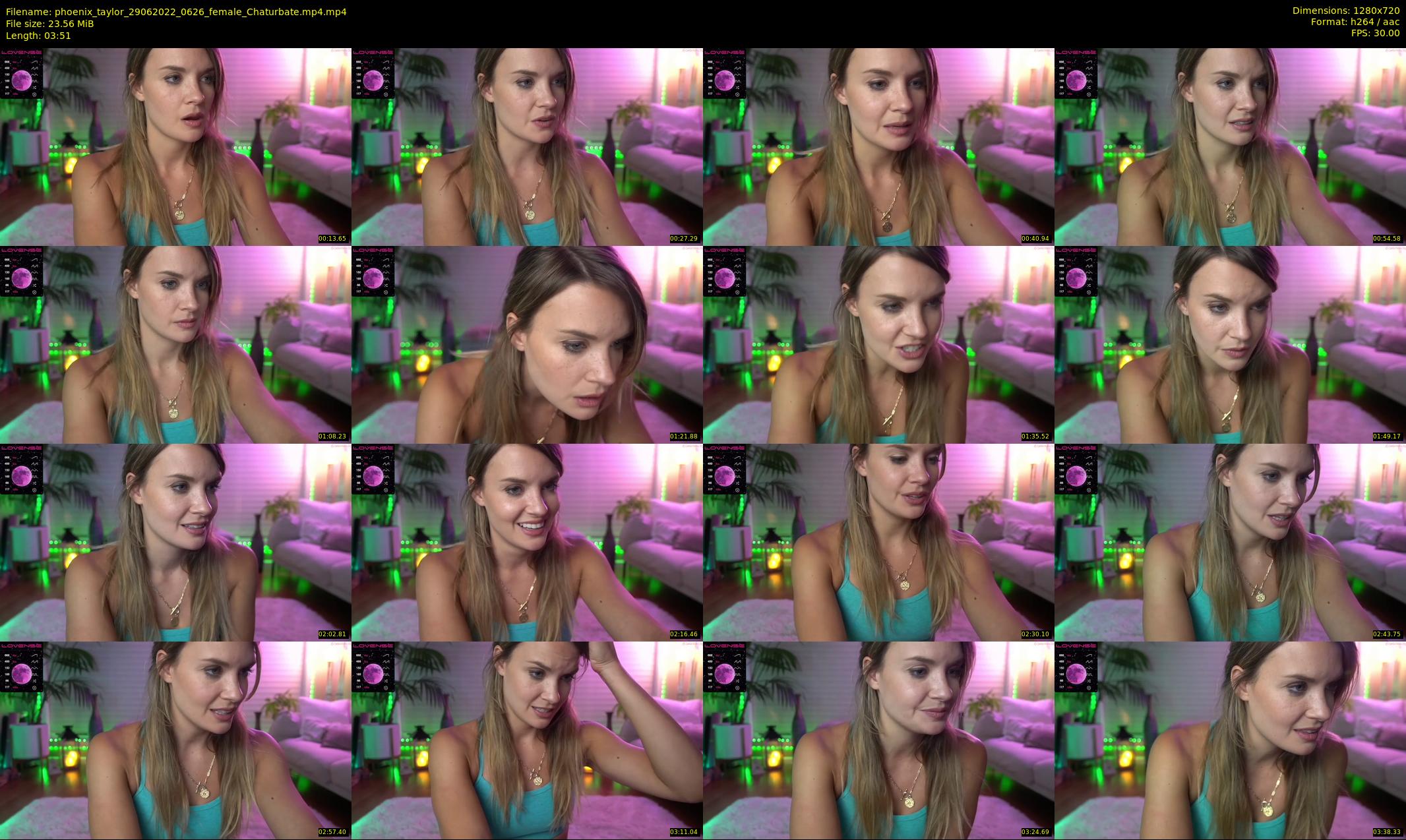 phoenix_taylor — 4 minute Chaturbate female cam show recording, 720p, Jun 29, 2022