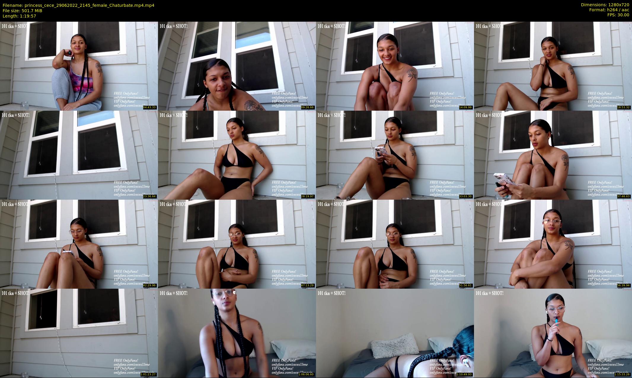 princess_cece — 80 minute Chaturbate female cam show recording, 720p, Jun 29, 2022