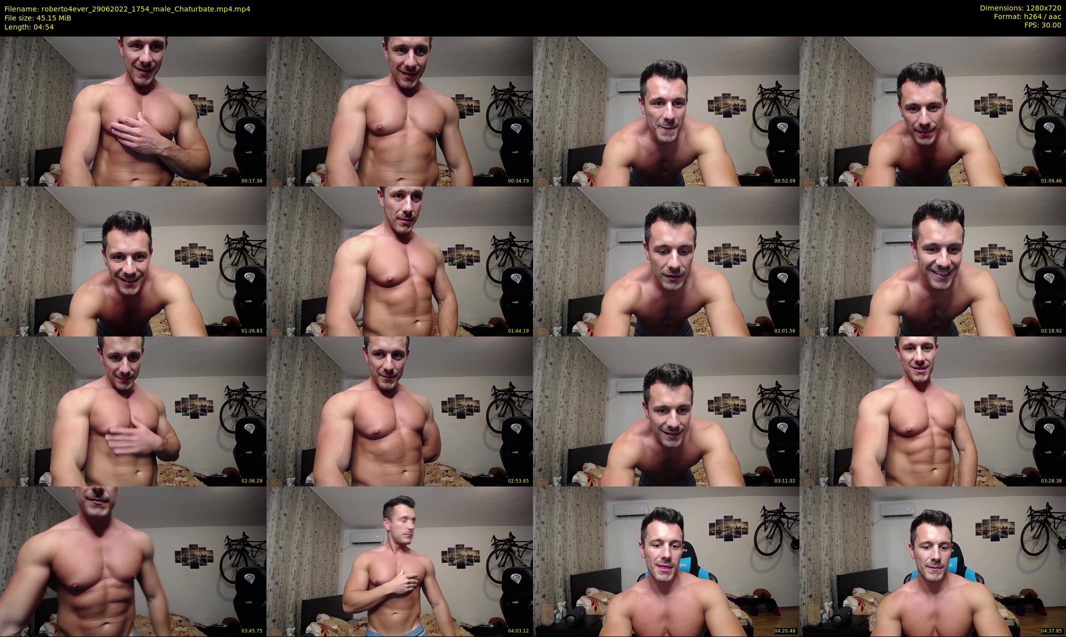 roberto4ever — 5 minute Chaturbate male cam show recording, 720p, Jun 29, 2022