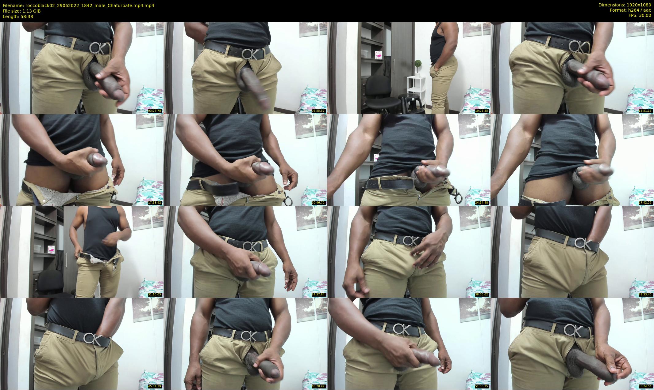 roccoblack02 — 59 minute Chaturbate male cam show recording, 1080p, Jun 29, 2022