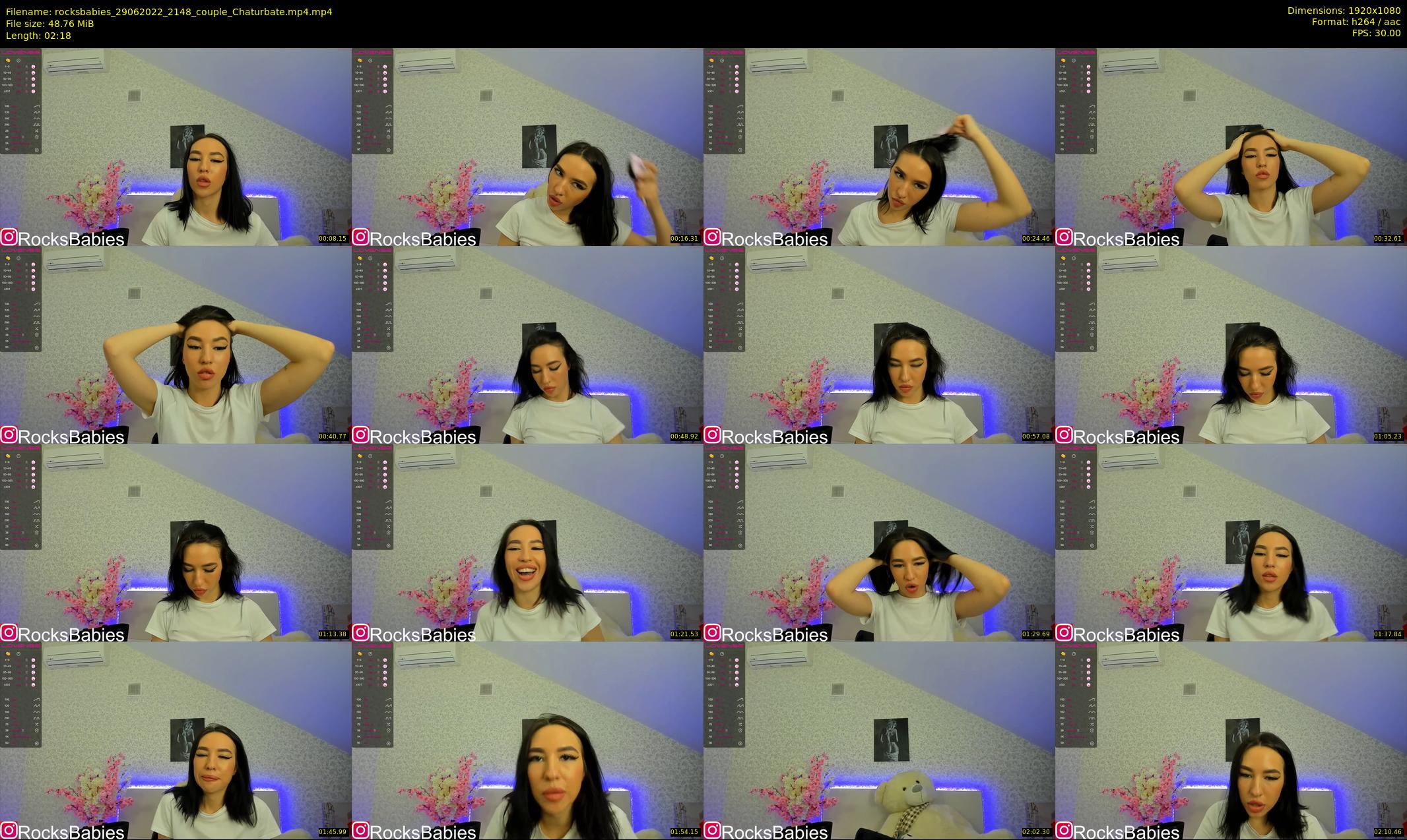 rocksbabies — 3 minute Chaturbate female cam show recording, 1080p, Jun 29, 2022