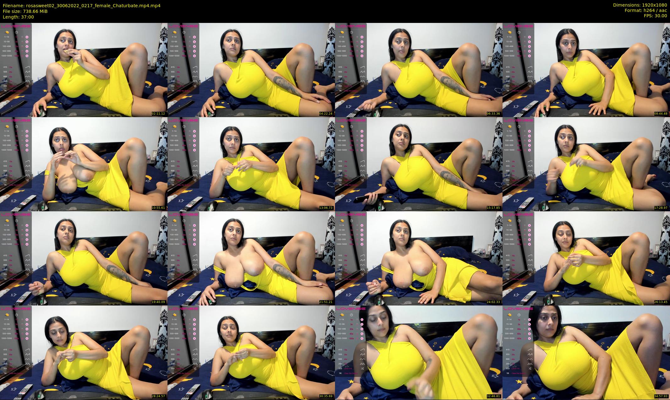 rosasweet02 — 37 minute Chaturbate female cam show recording, 1080p, Jun 30, 2022