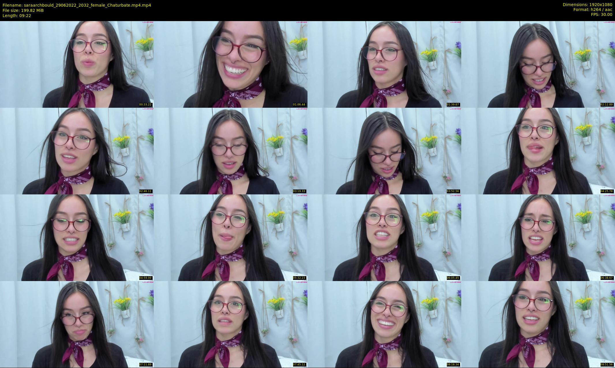 saraarchbould — 10 minute Chaturbate female cam show recording, 1080p, Jun 29, 2022