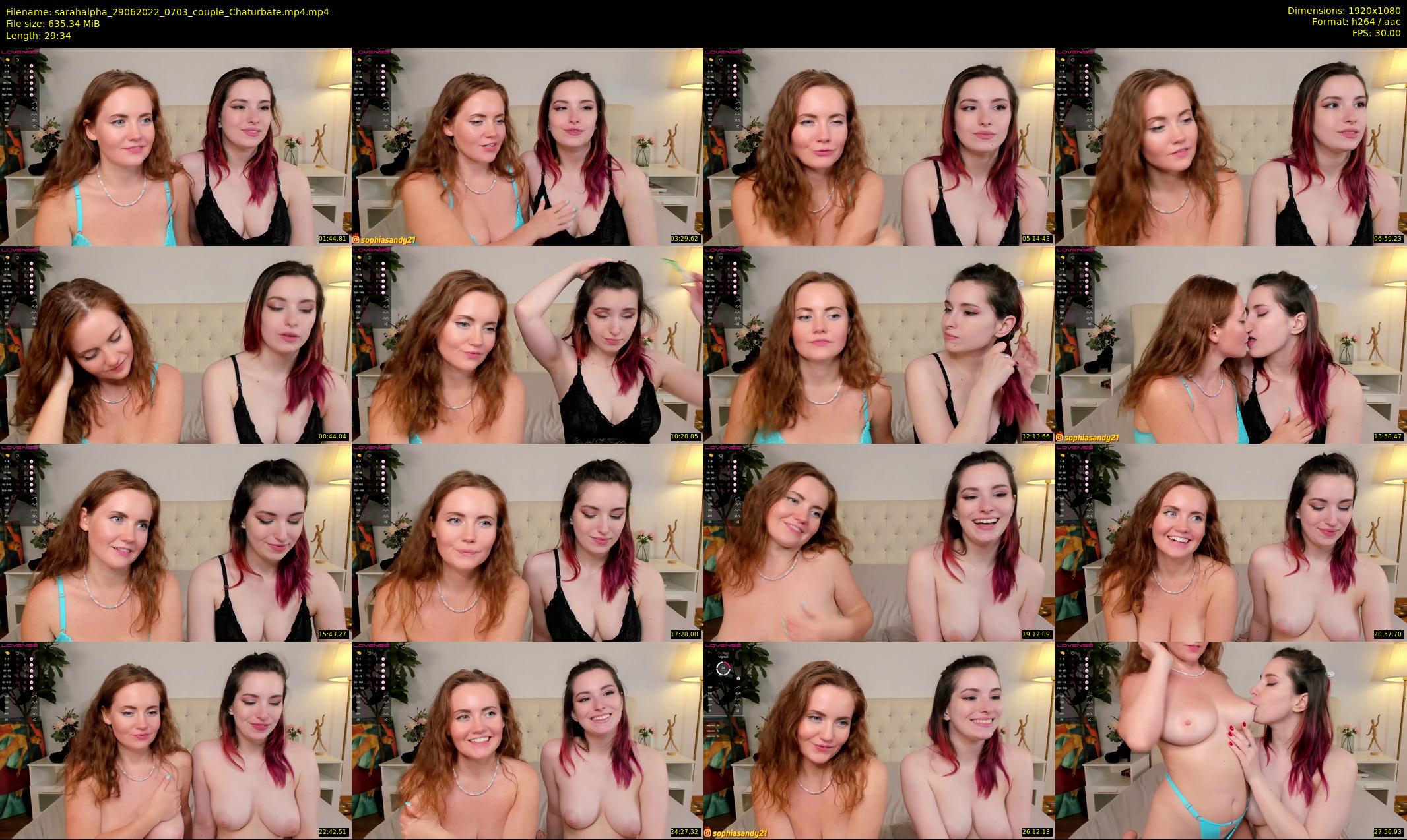 sarahalpha — 30 minute Chaturbate couple cam show recording, 1080p, Jun 29, 2022
