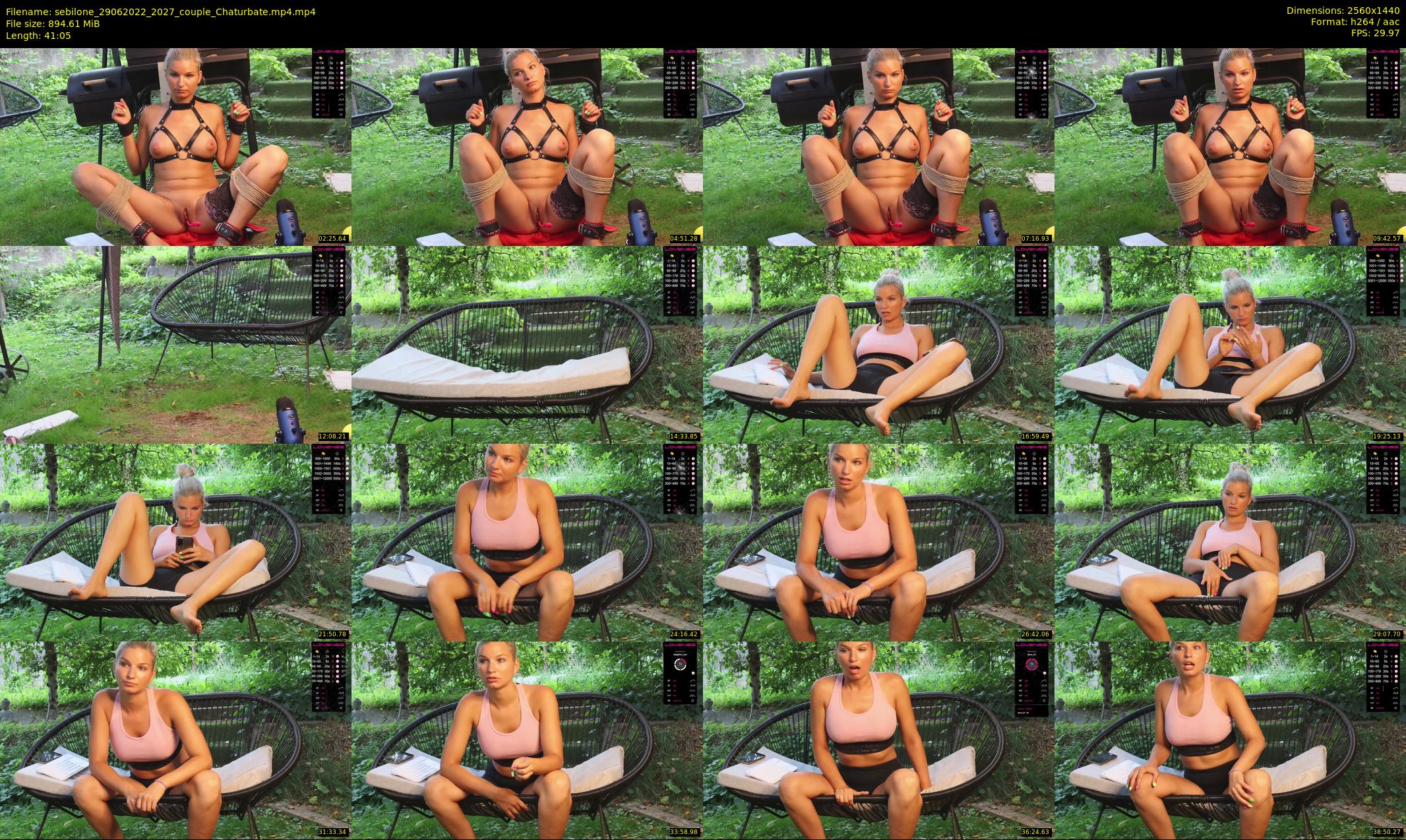 sebilone — 42 minute Chaturbate couple cam show recording, 1080p, Jun 29, 2022