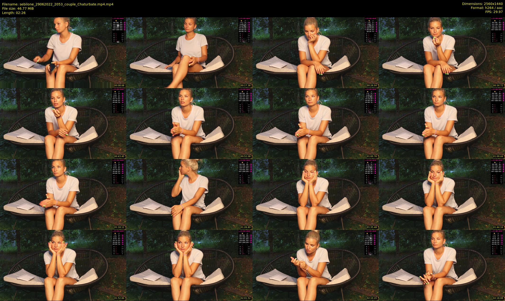 sebilone — 3 minute Chaturbate couple cam show recording, 1080p, Jun 29, 2022